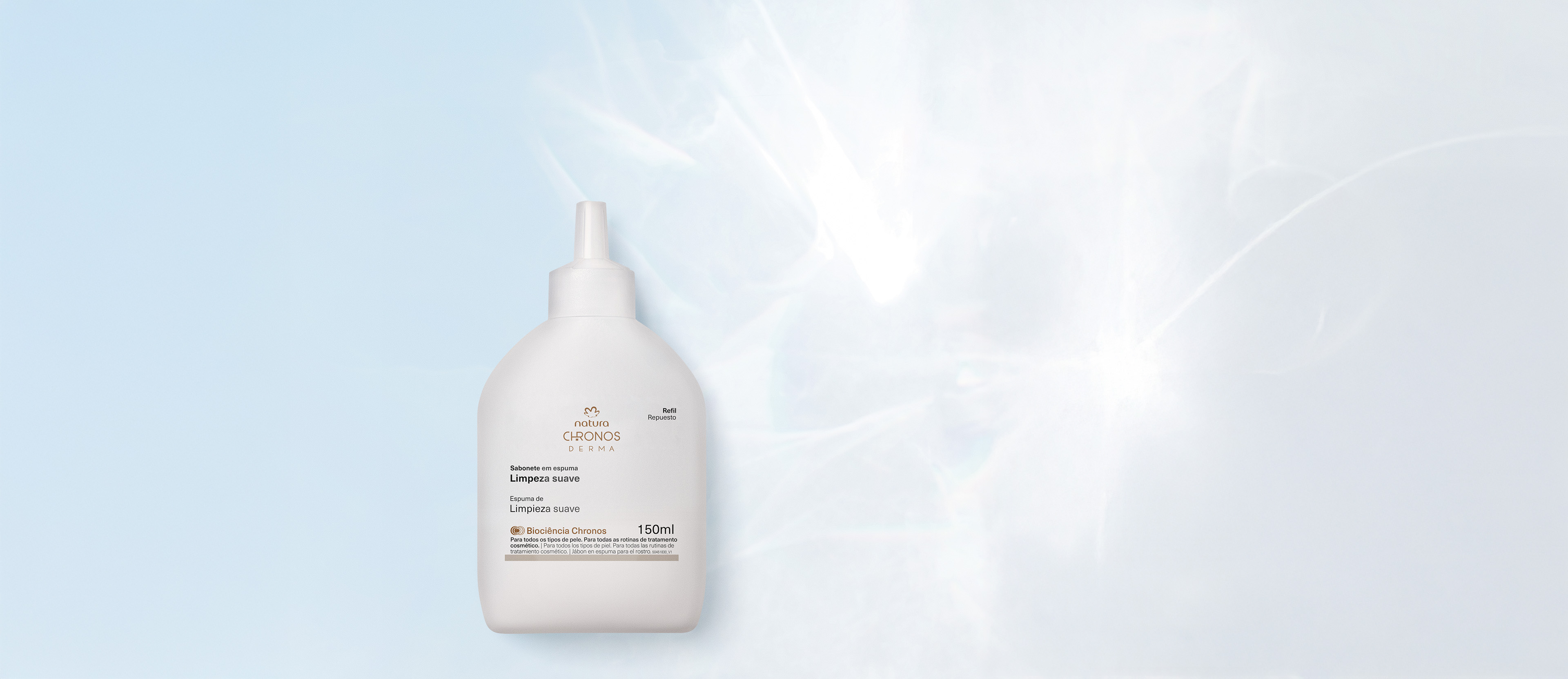 Repuesto espuma de limpieza suave Chronos Derma