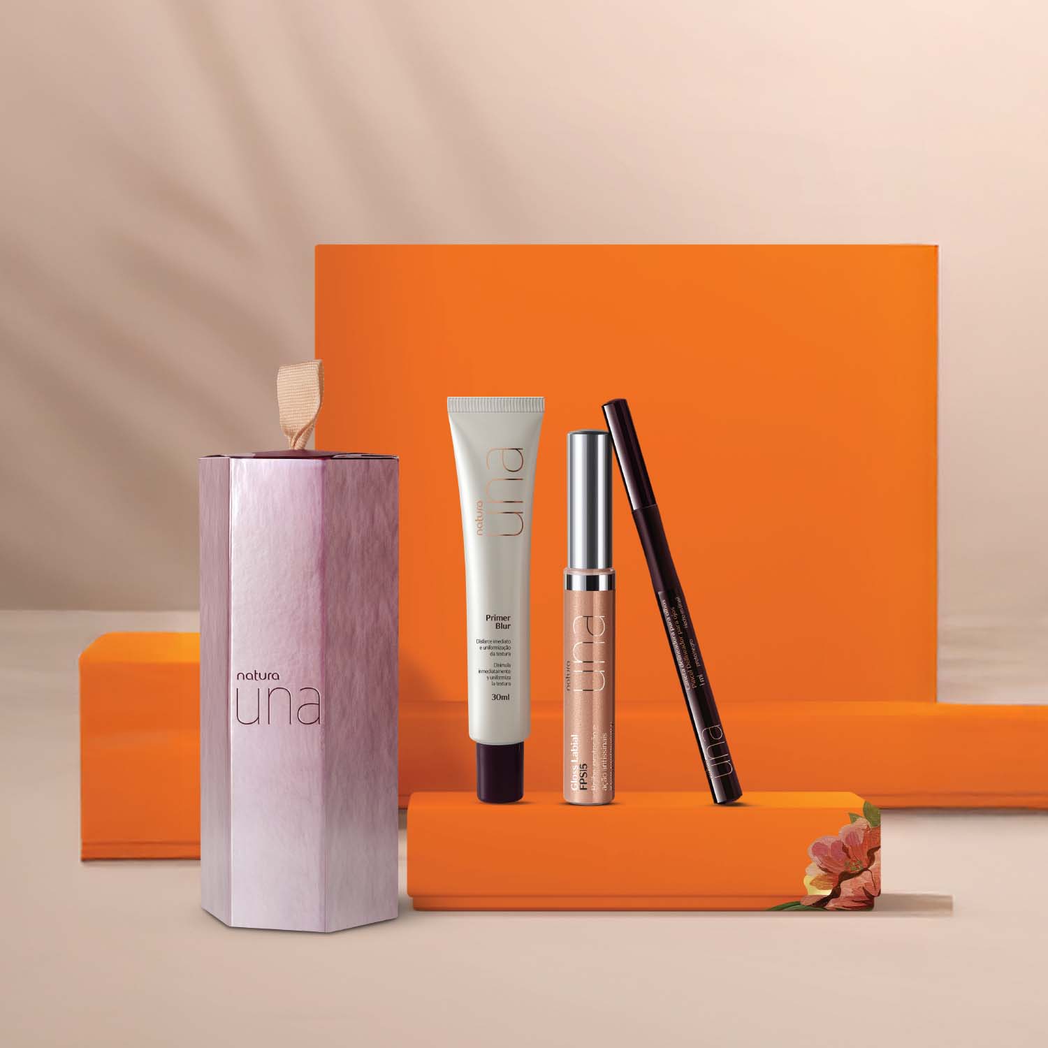 Beauty Box Madres (Caja con 1 Primer + 1 Gloss Perla + 1 Delineador Negro)