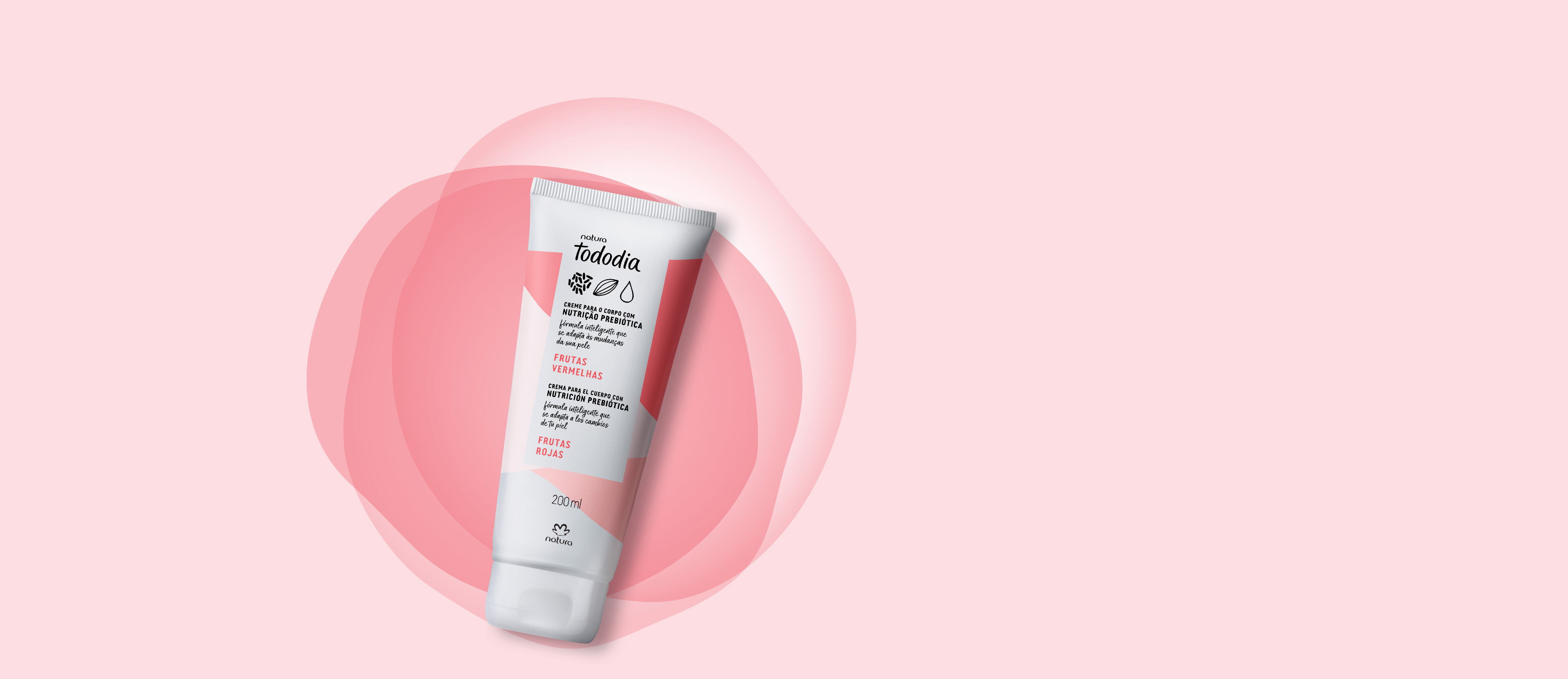 Crema nutritiva corporal Tododia frutas rojas