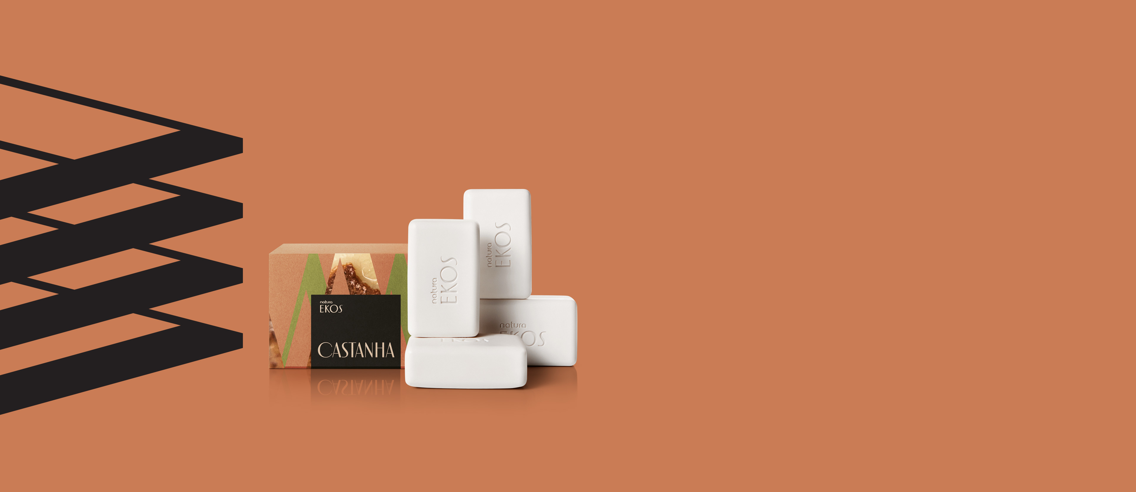 Jabón en barra Ekos Castaña