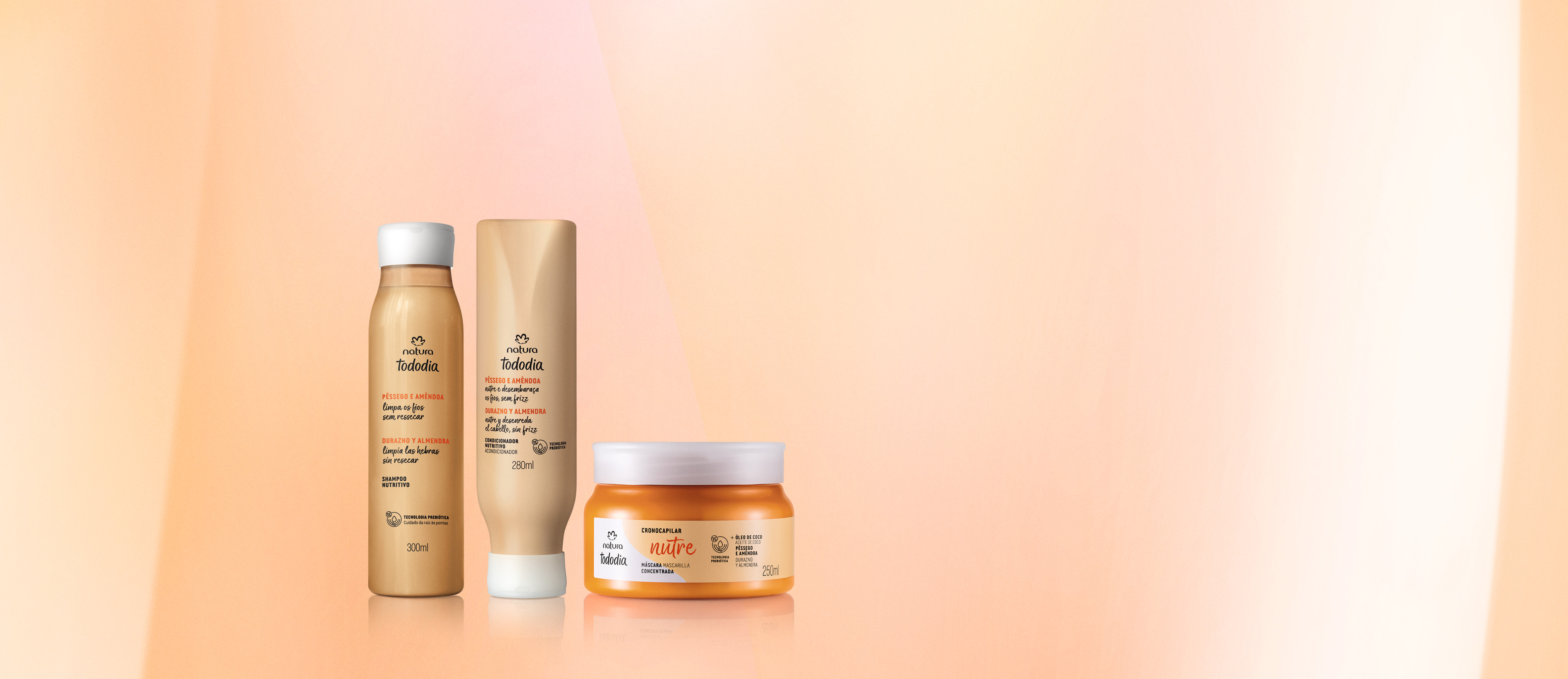 Kit nutrición completo Tododia durazno y almendras