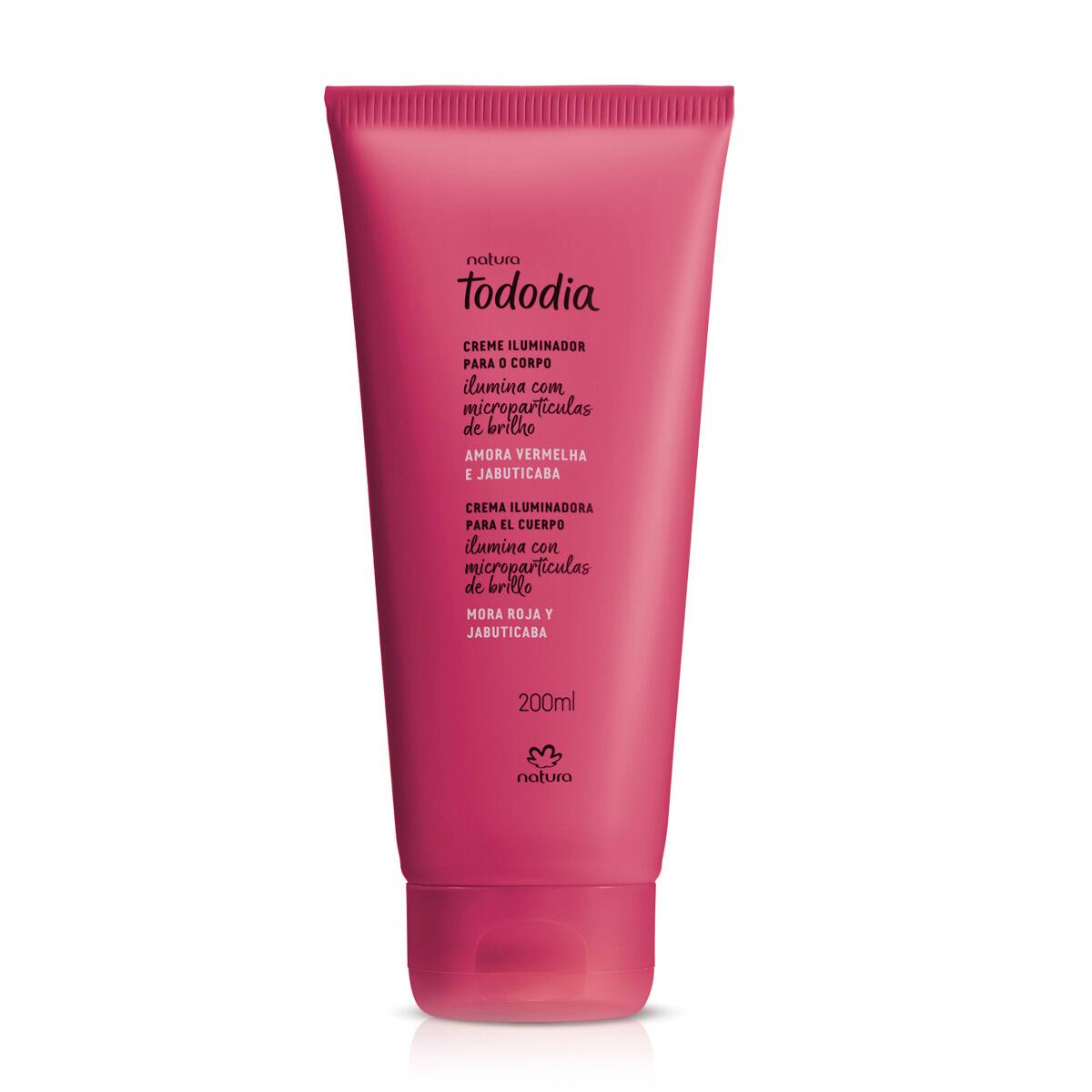 Hidratante corporal iluminador Tododia Mora roja y jabuticaba - 200ml