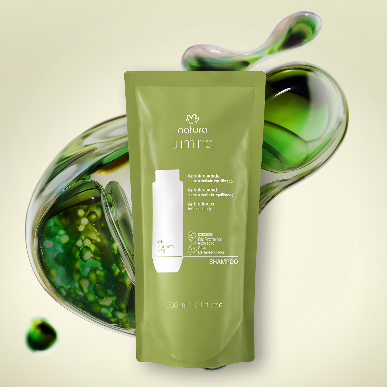 Repuesto Shampoo Antioleosidad Lumina 300ml