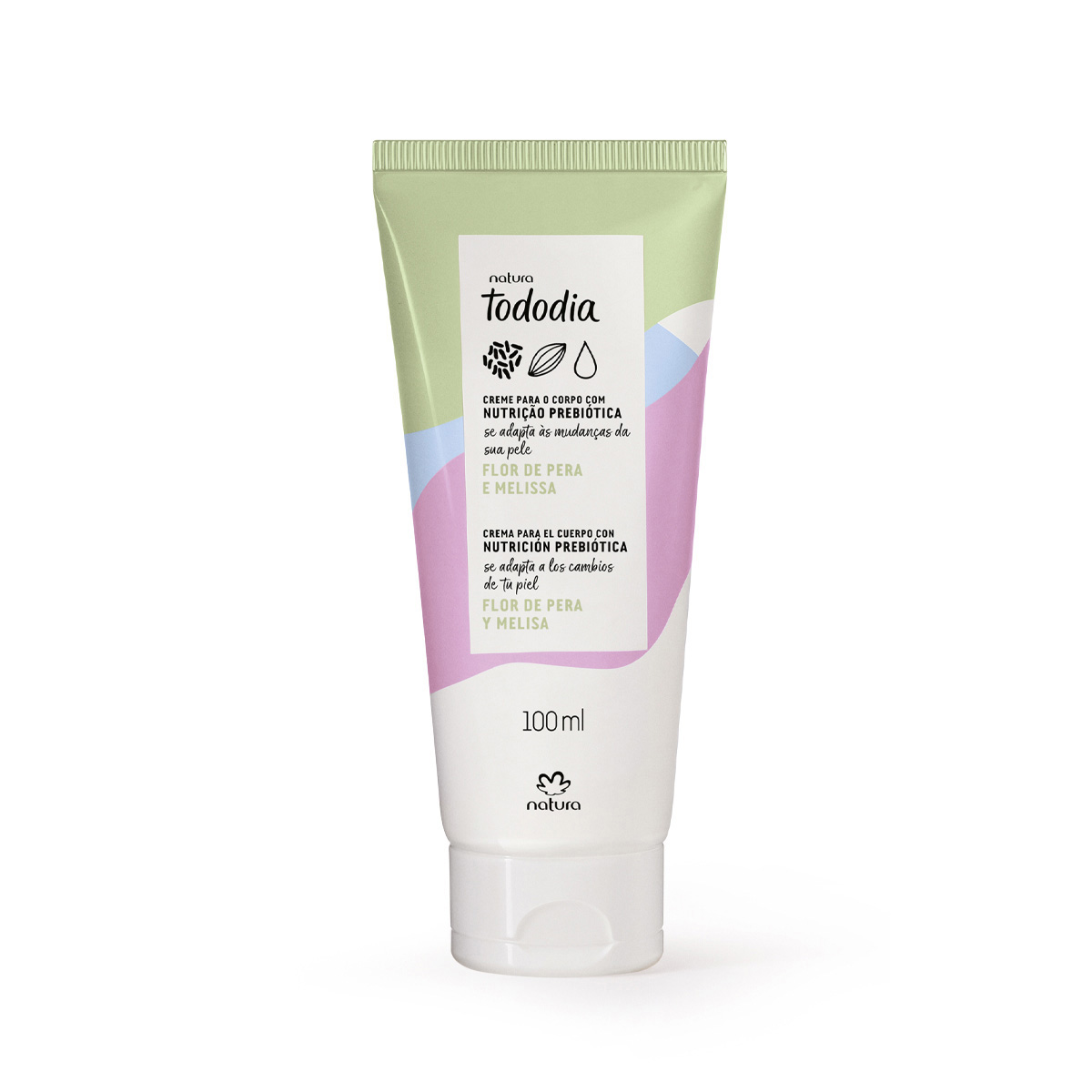 Crema nutritiva corporal Tododia Flor de pera y melisa