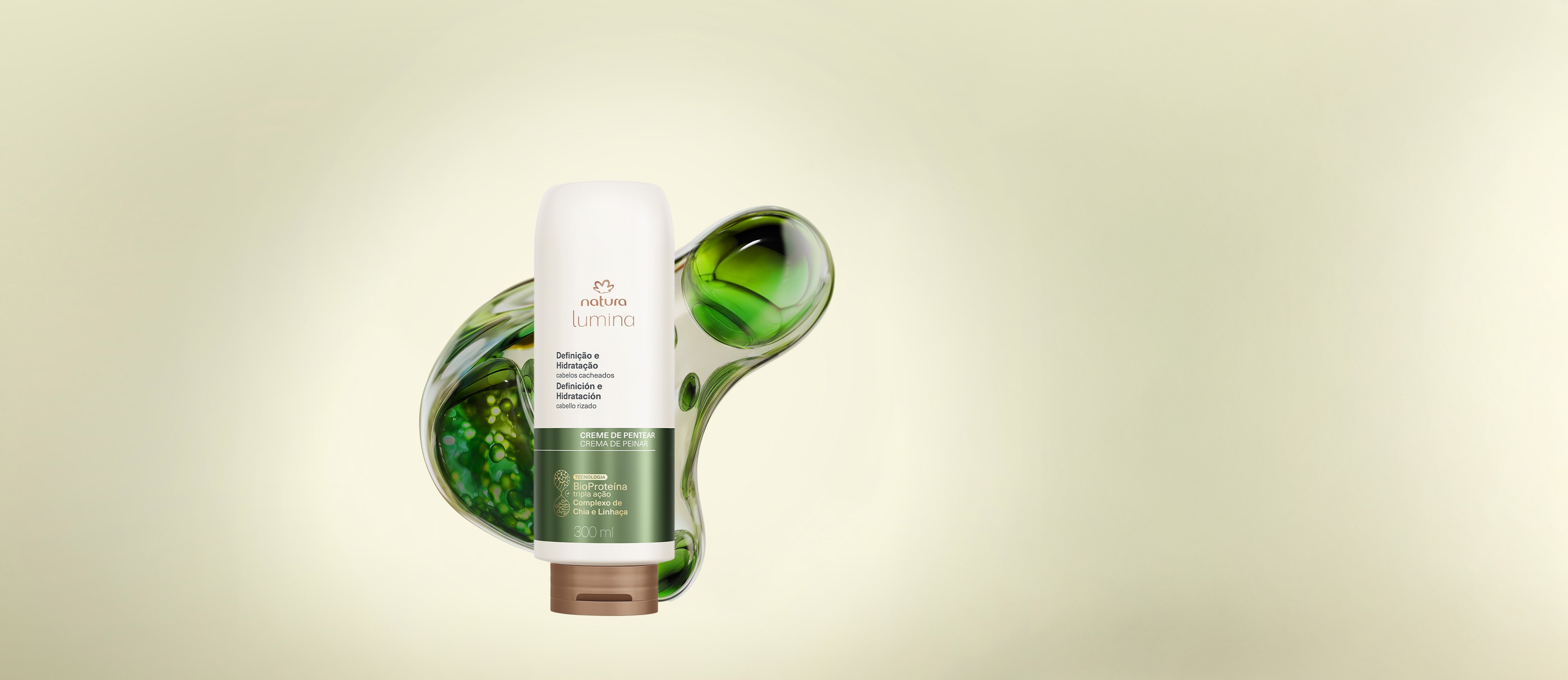 Crema para peinar Modeladora Cabello Rizado Lumina 300ml