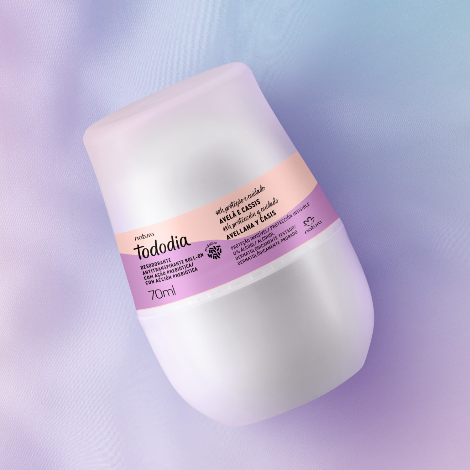 Desodorante antitranspirante roll-on Tododia avellana y casis