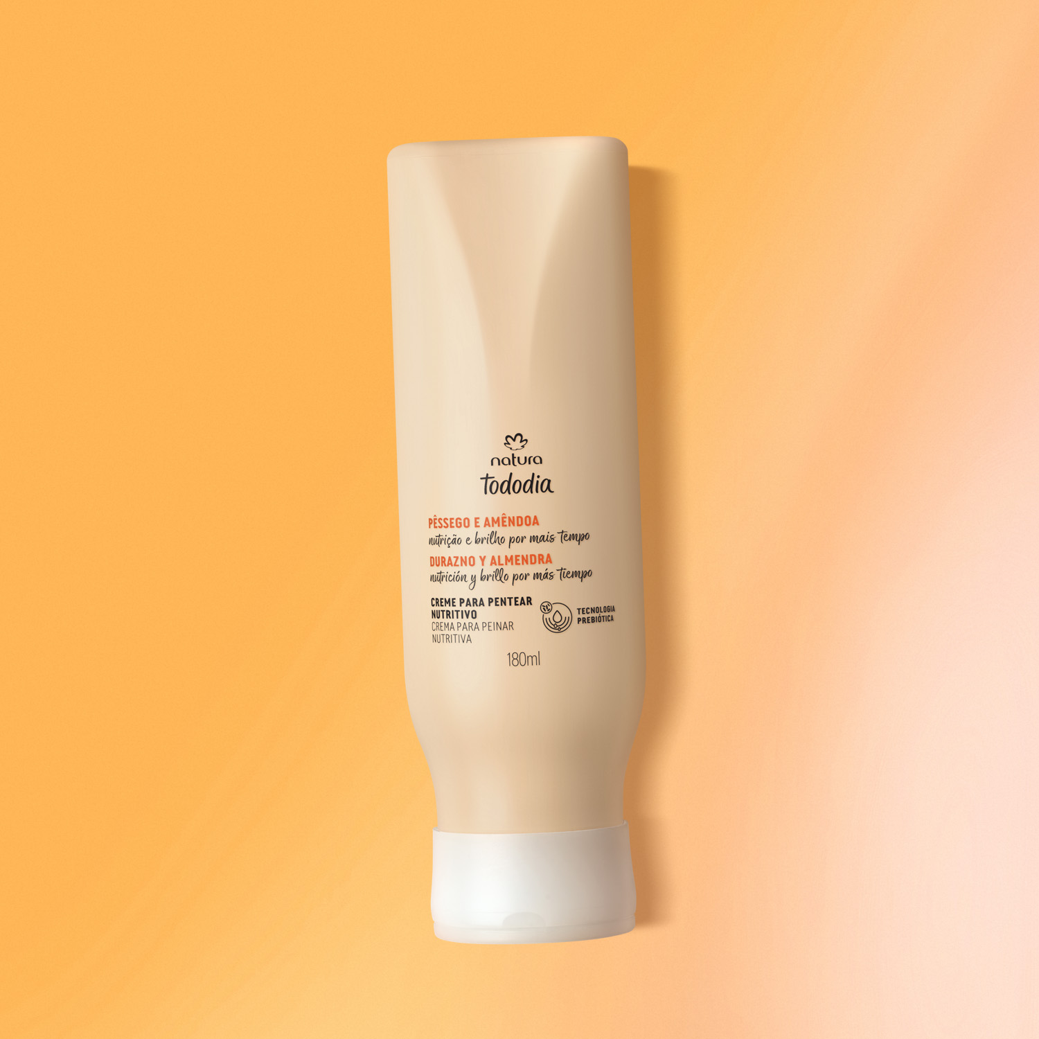 Crema para peinar nutritiva Tododia durazno y almendra