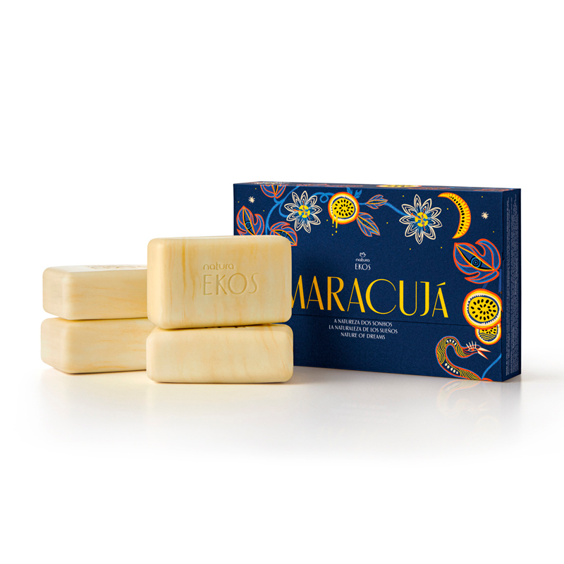 Jabones en barra Ekos maracuyá sueños - 4und 100g