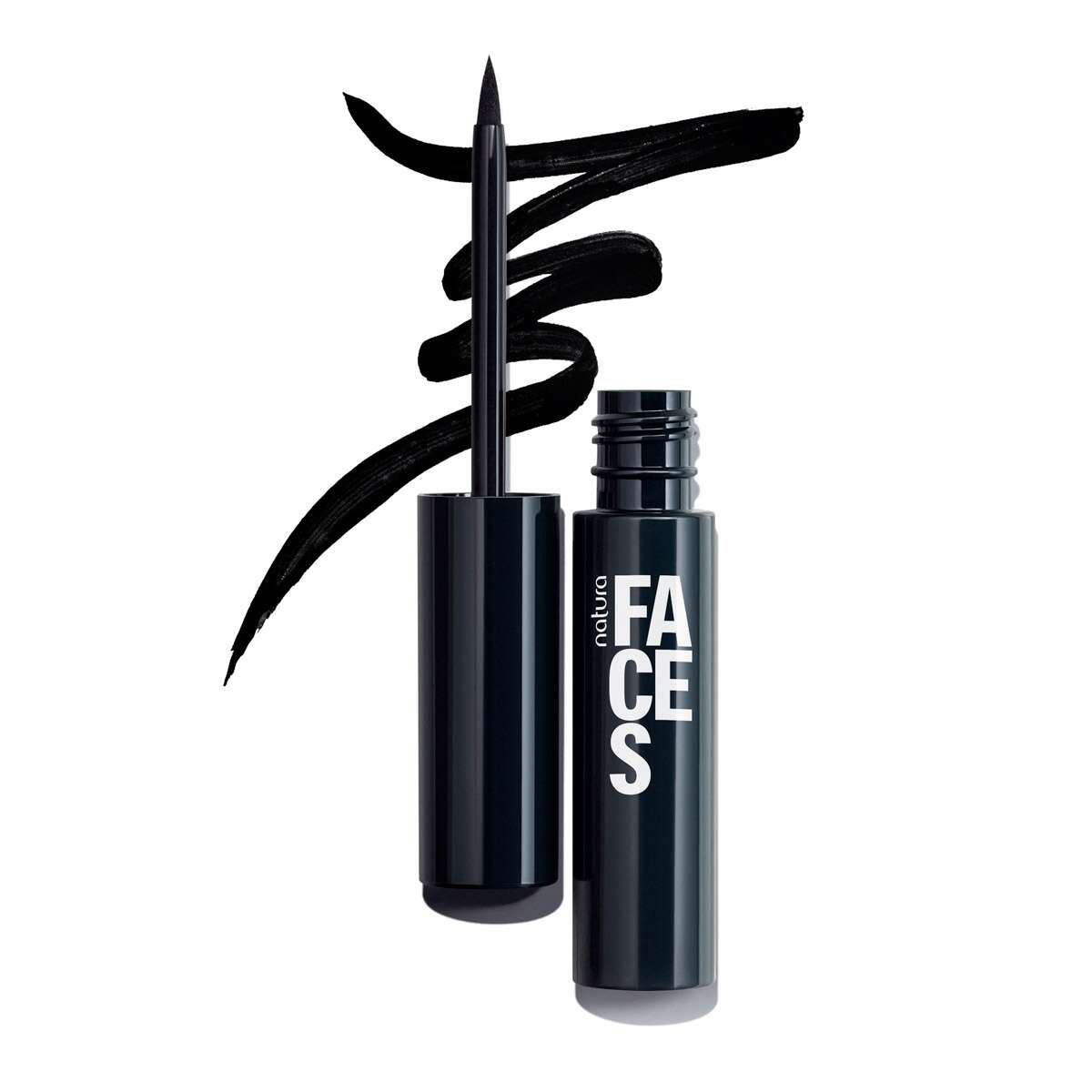 Delineador líquido negro Faces