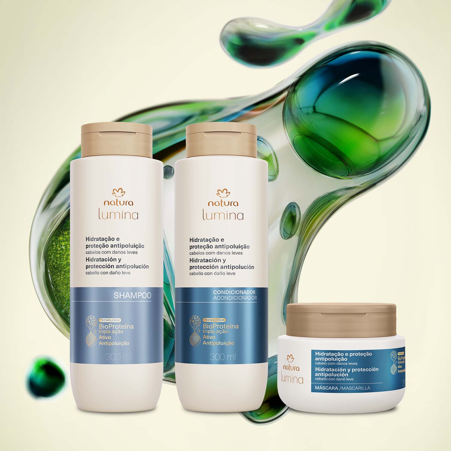 Kit Lumina Trío Hidratación y Protección Antipolución