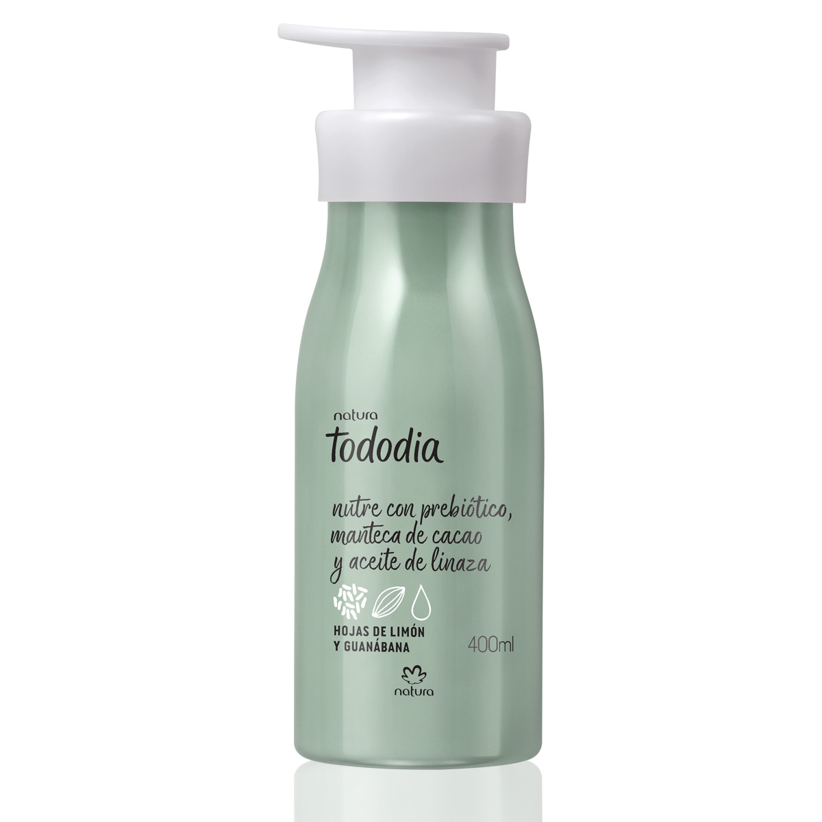 Crema nutritiva corporal Tododia hojas de limón y guanábana