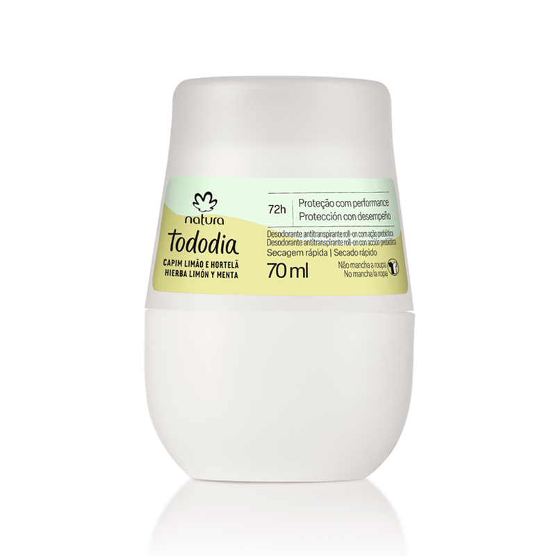 Desodorante antitranspirante Roll-on Hierba limón y menta