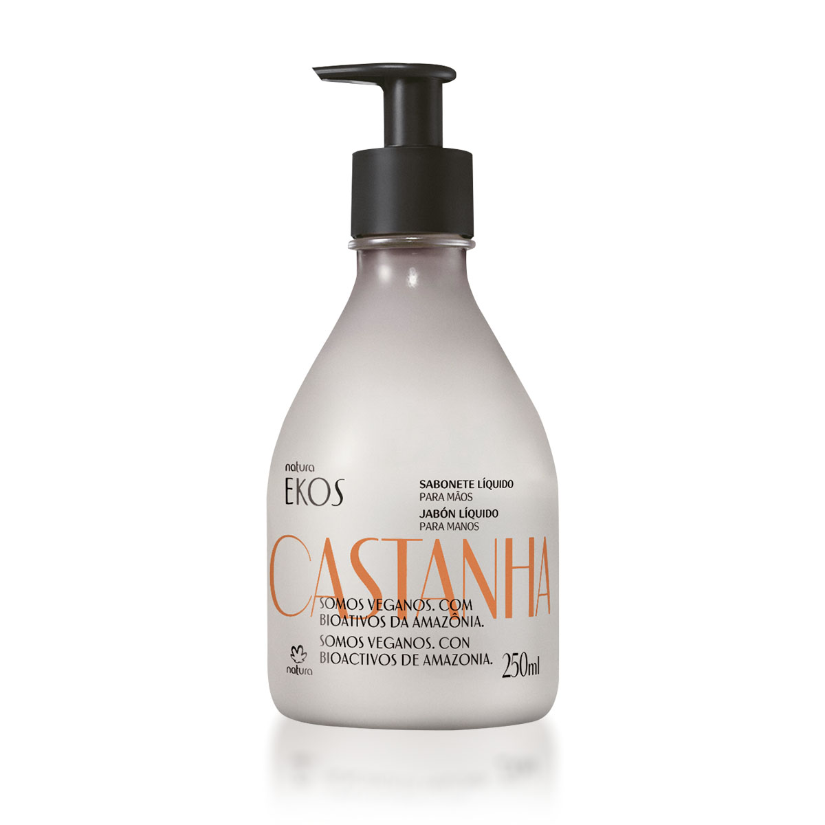 Jabón líquido para manos Ekos castaña - 250ml