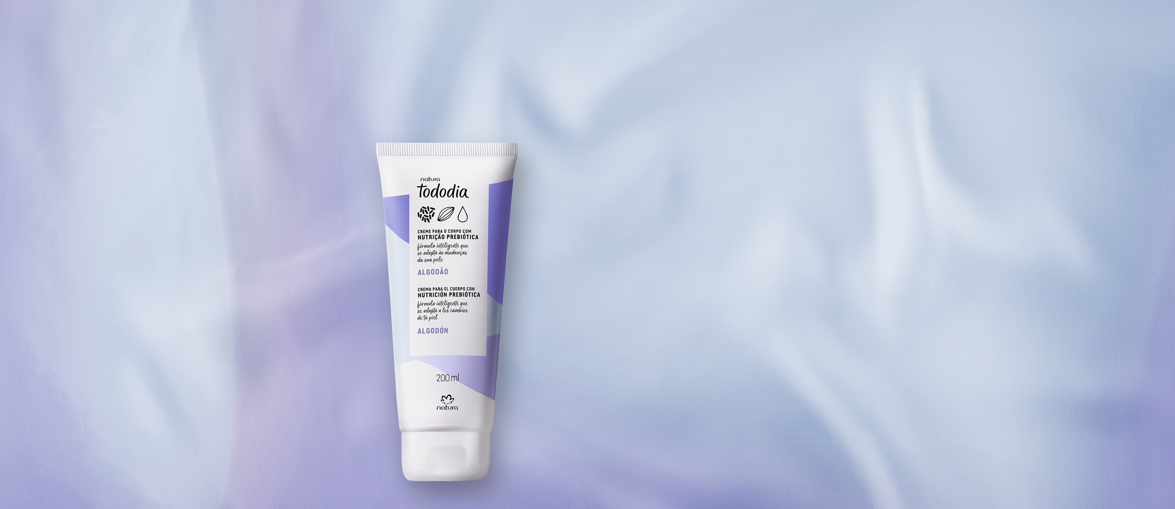 Crema nutritiva corporal Tododia algodón