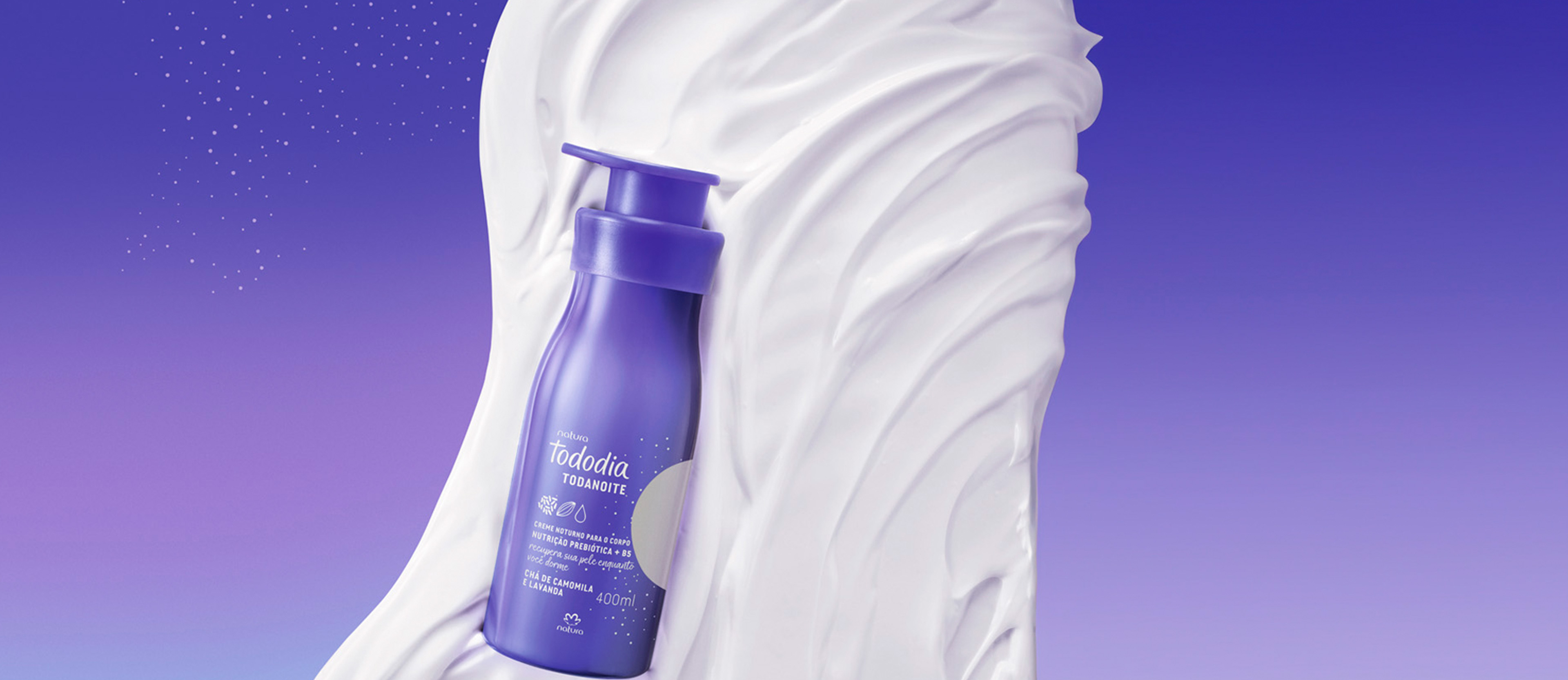 Crema hidratante nocturna corporal Tododia té de manzanilla y lavanda