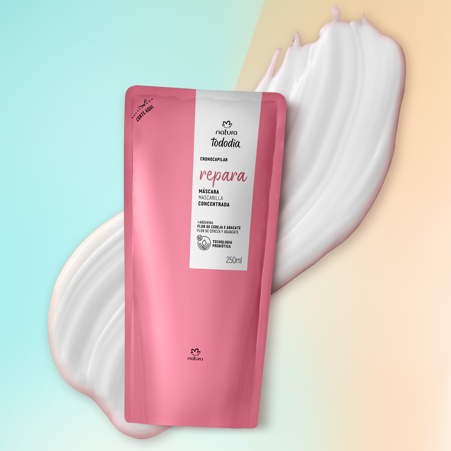 Repuesto mascarilla concentrada Tododia flor de cereza y aguacate