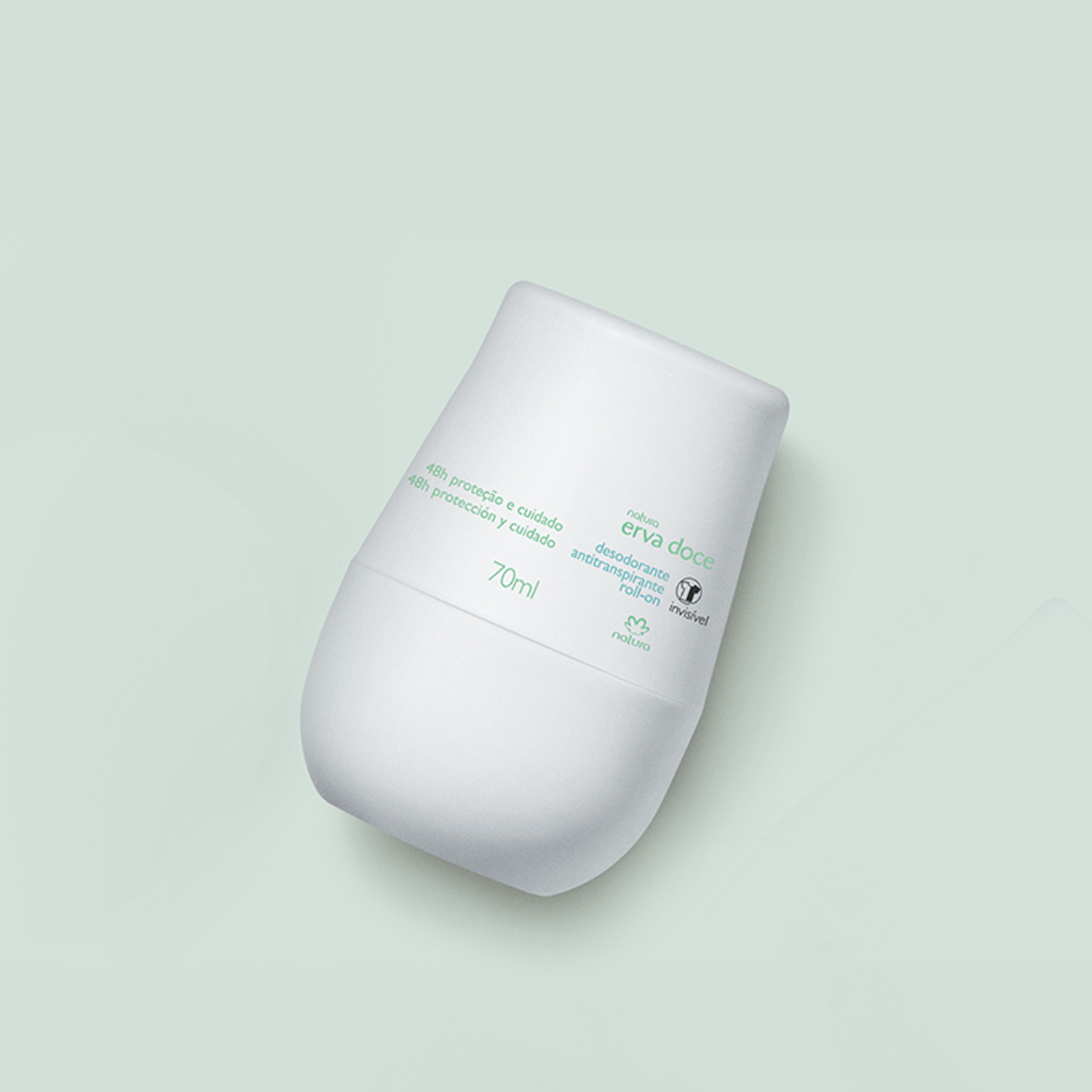 Desodorante antitranspirante invisible roll-on Erva Doce