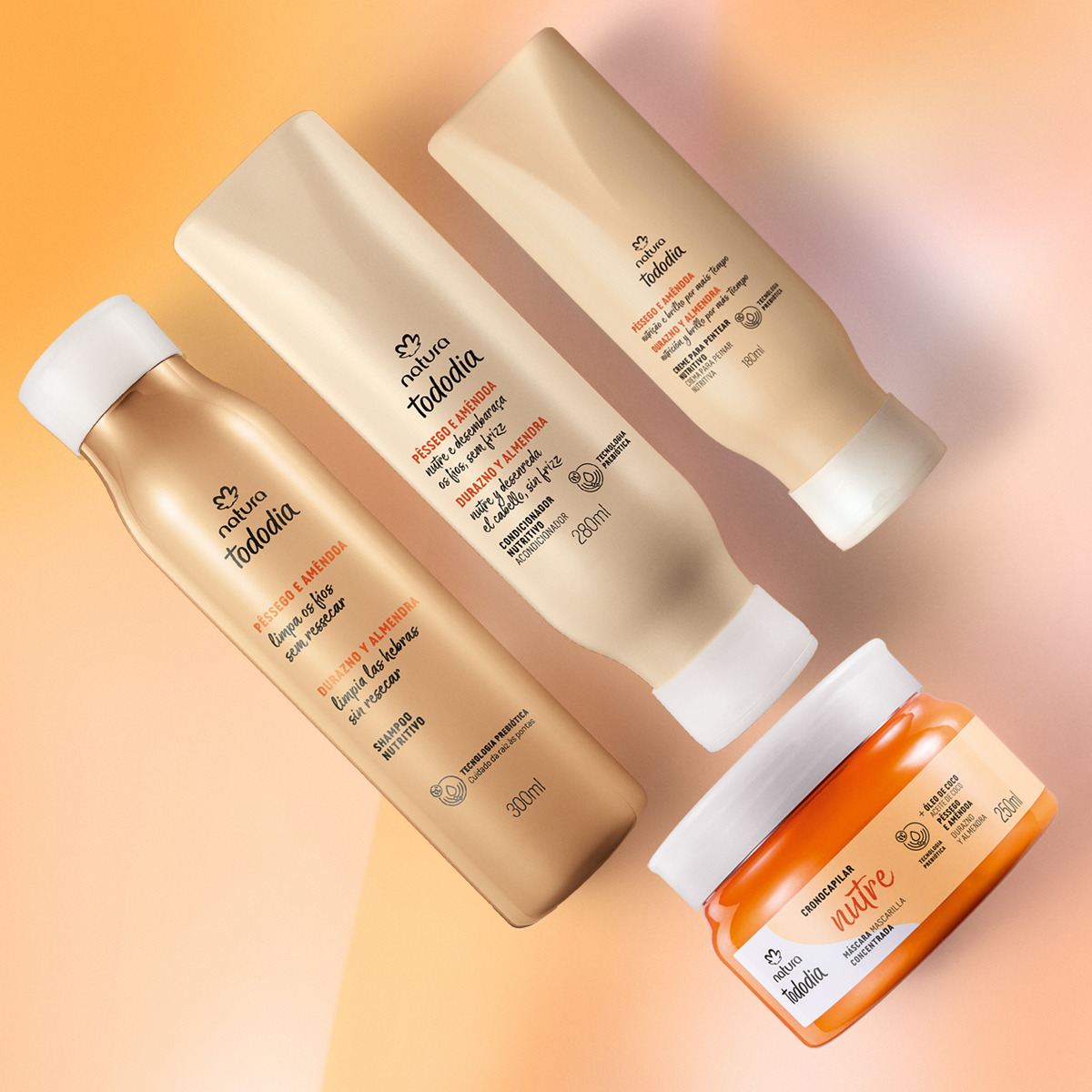 Kit nutrición y definición Tododia durazno y almendras