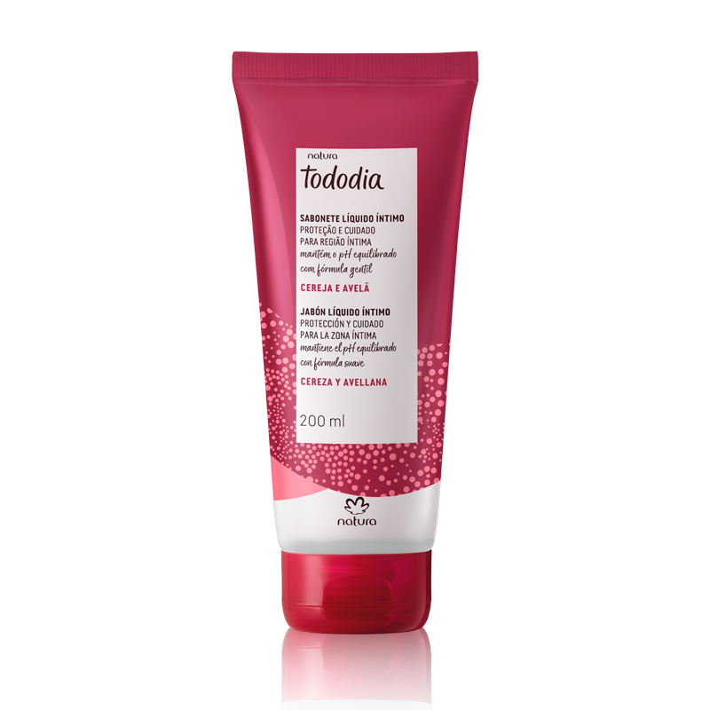 Jabón líquido íntimo Tododia cereza y avellana - 200ml