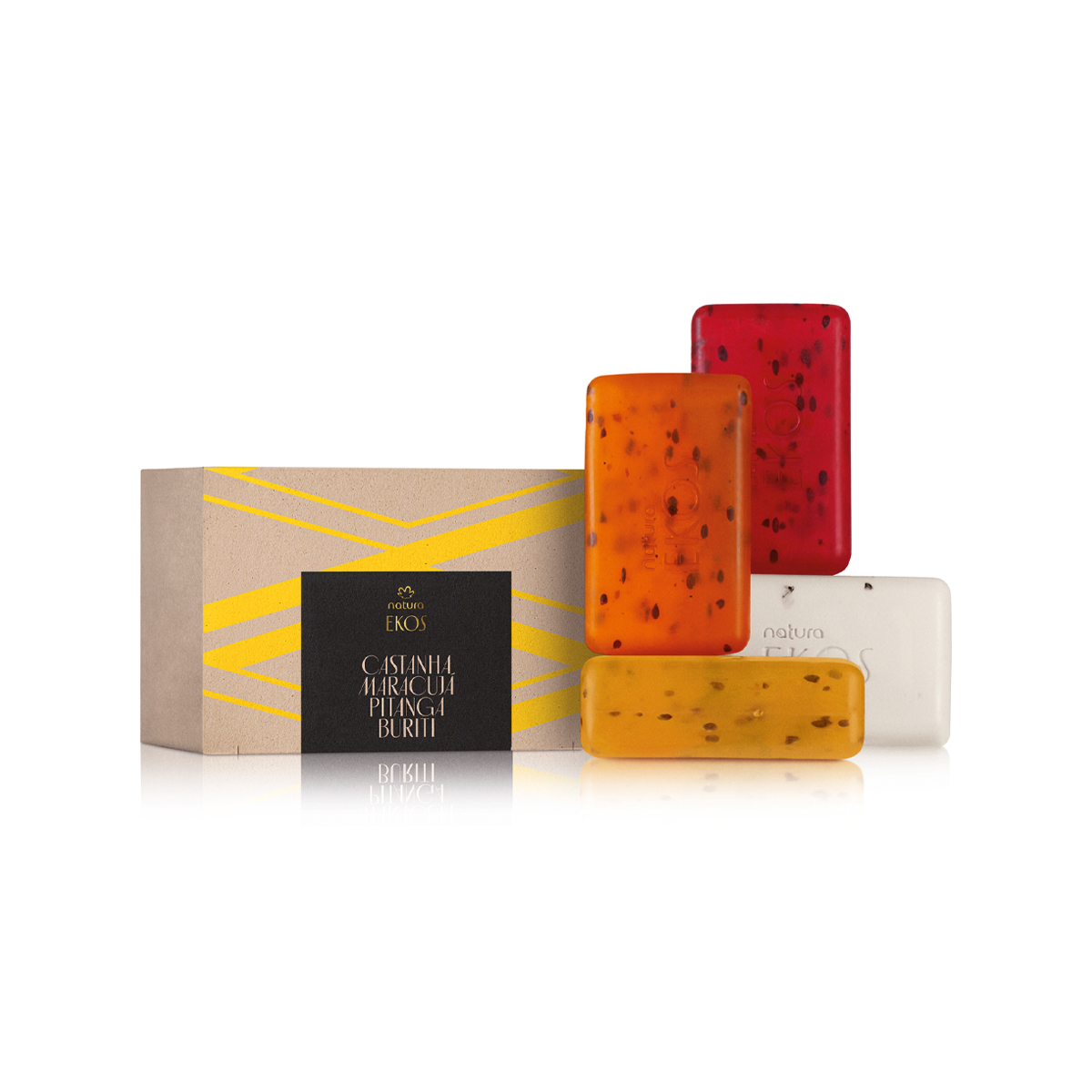 Jabón en Barra Puro Vegetal Cremoso y Exfoliante Refrescante Ekos