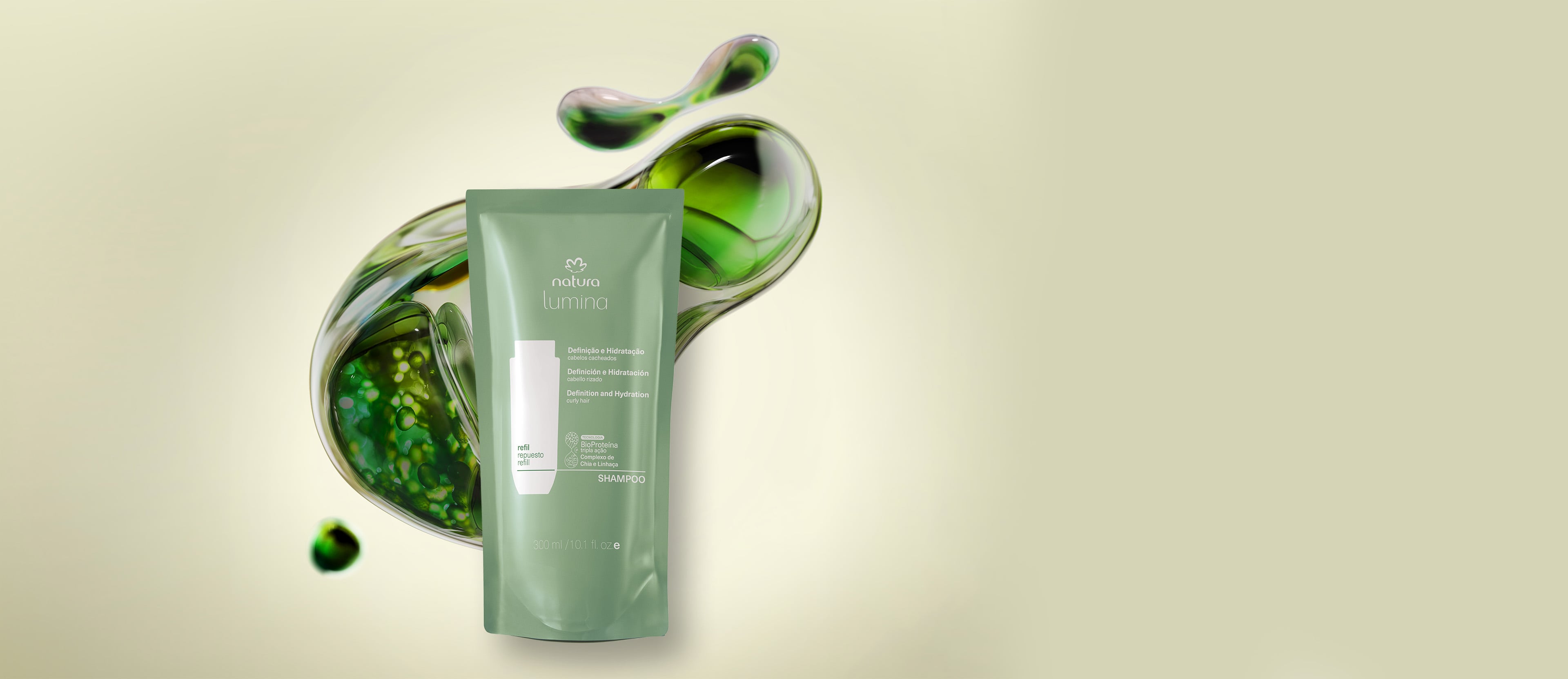 Repuesto Shampoo Definición y Hidratación Lumina 300ml