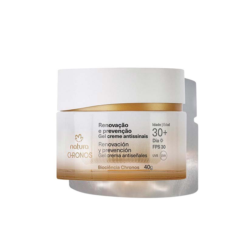 Gel crema antiseñales renovación y prevención 30+ día Chronos Derma - 40g