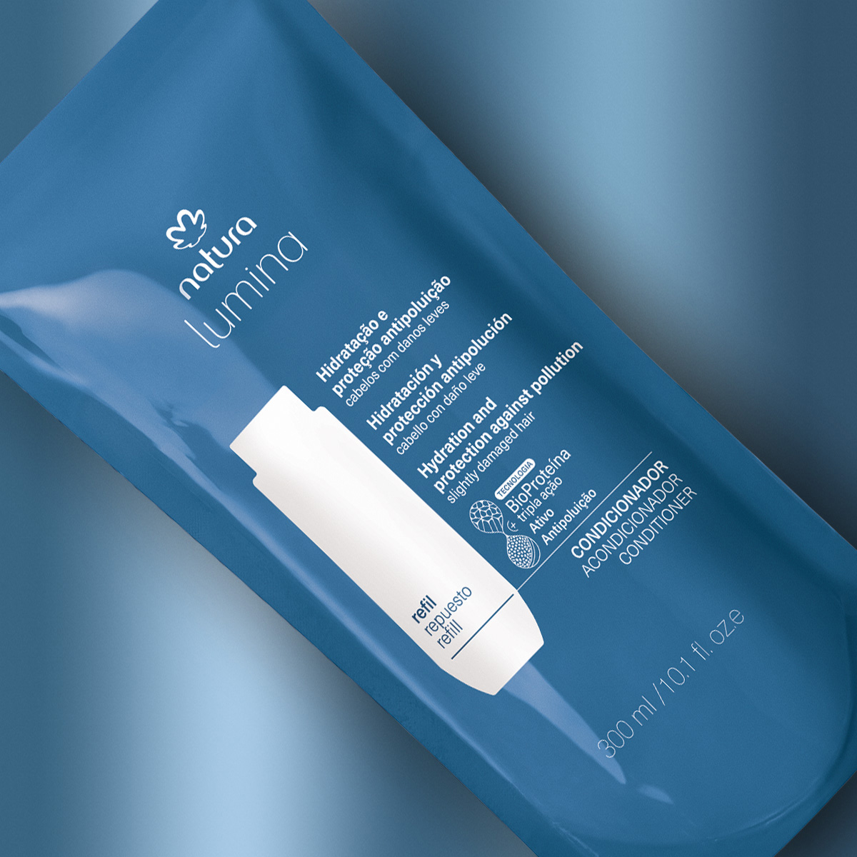 Repuesto acondicionador protector brillo y protección del color Lumina