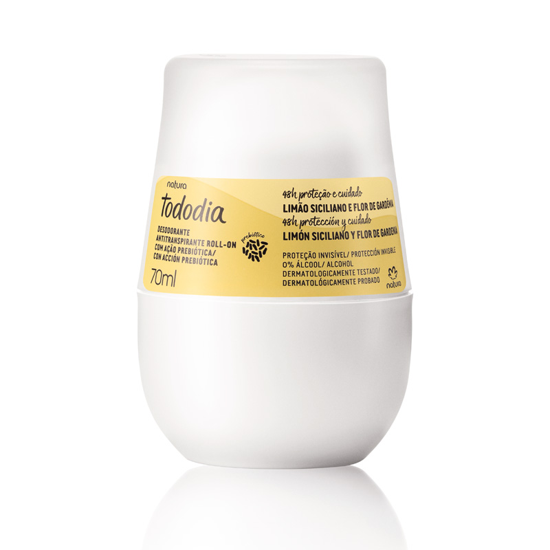 Desodorante antitranspirante roll-on Tododia limón siciliano y flor de gardenia
