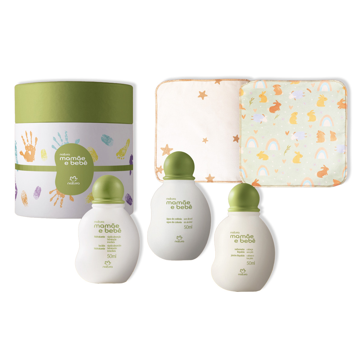 Regalo rutina Mamá y Bebé + set de toallas