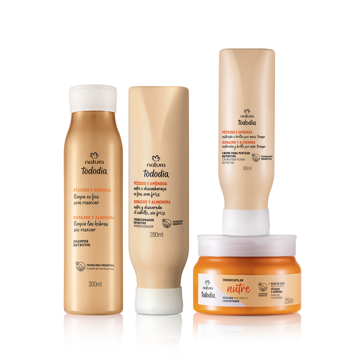 Kit nutrición y definición Tododia durazno y almendras