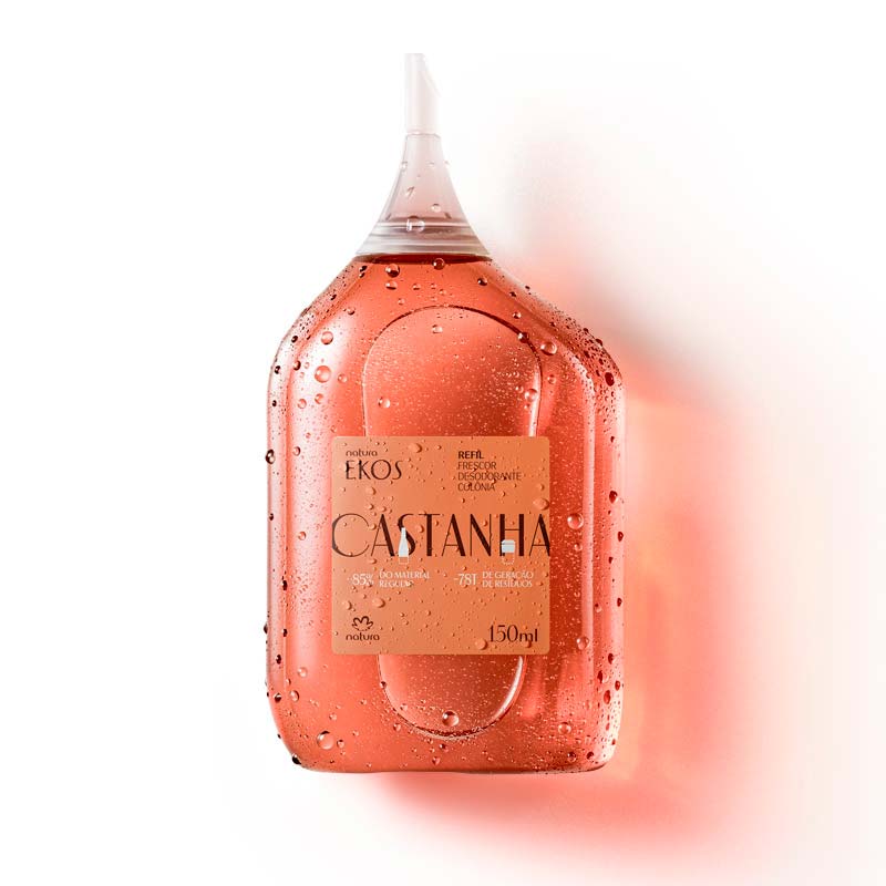 Repuesto eau de toilette Ekos castaña femenino - 150ml