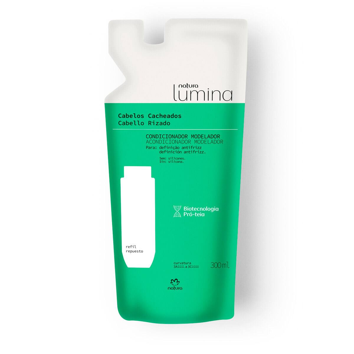 Repuesto acondicionador Lumina modelador para cabello rizado - 300ml