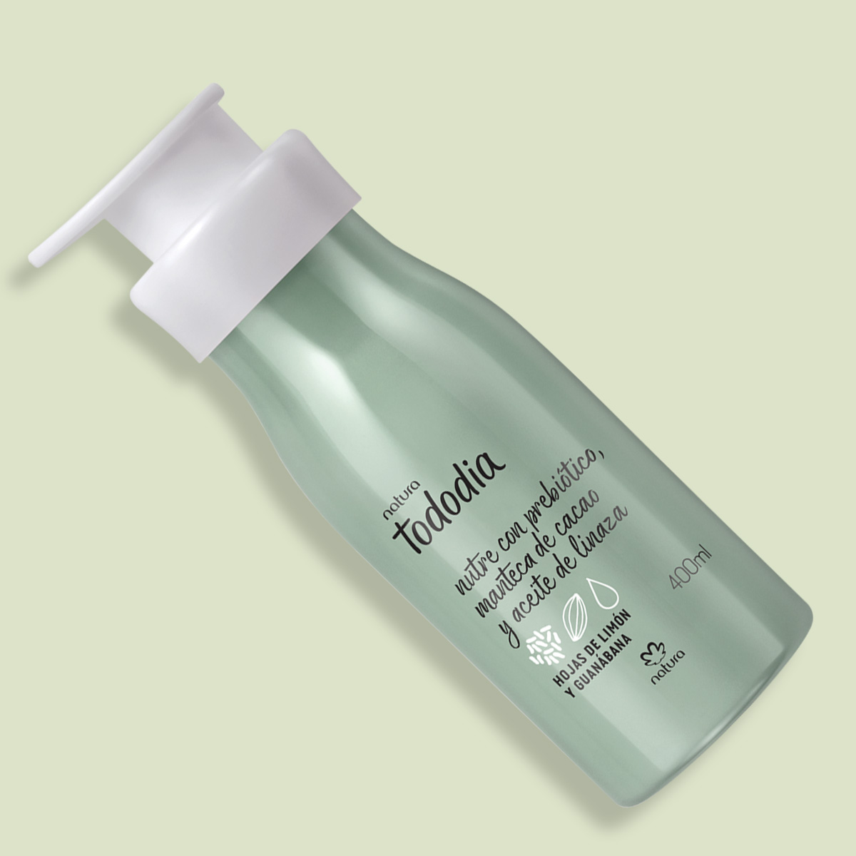 Crema nutritiva corporal Tododia hojas de limón y guanábana