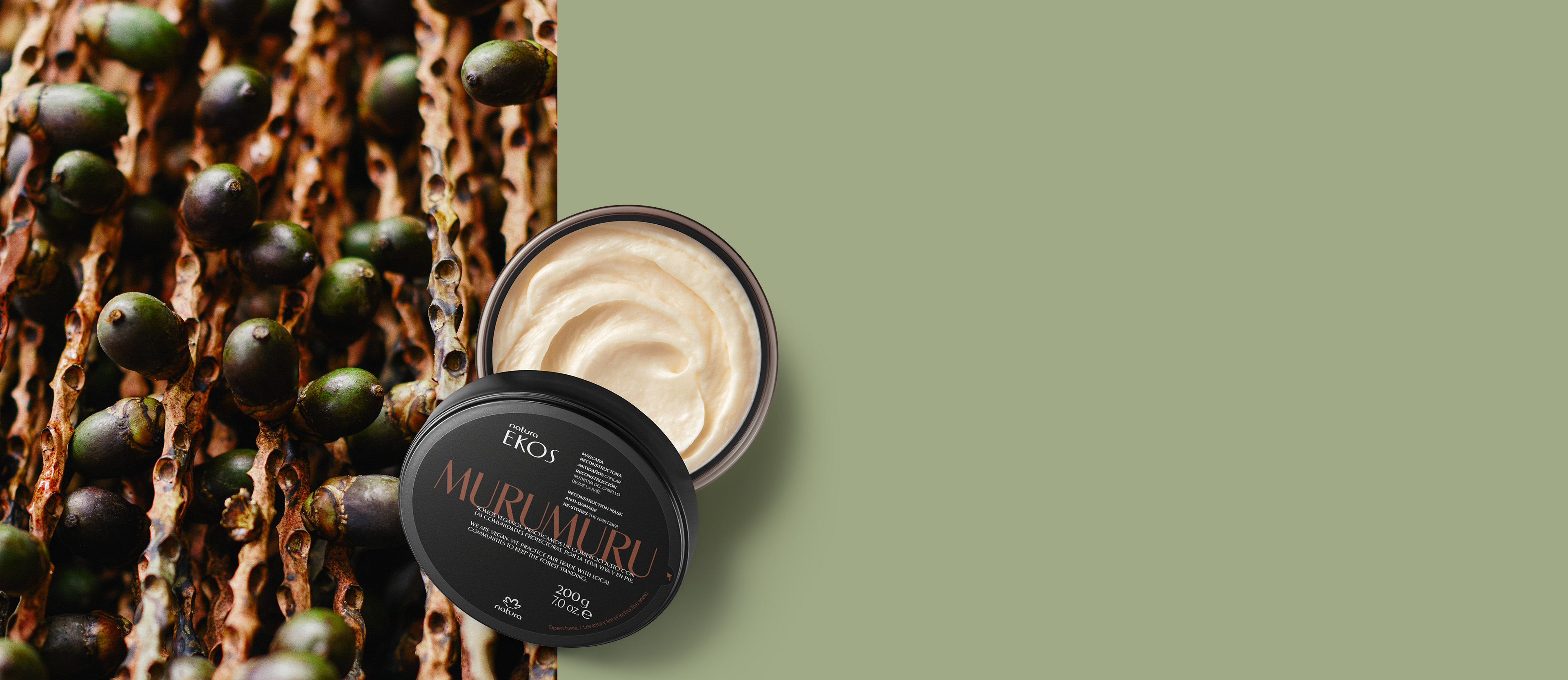 Máscara de reconstrucción Ekos murumuru