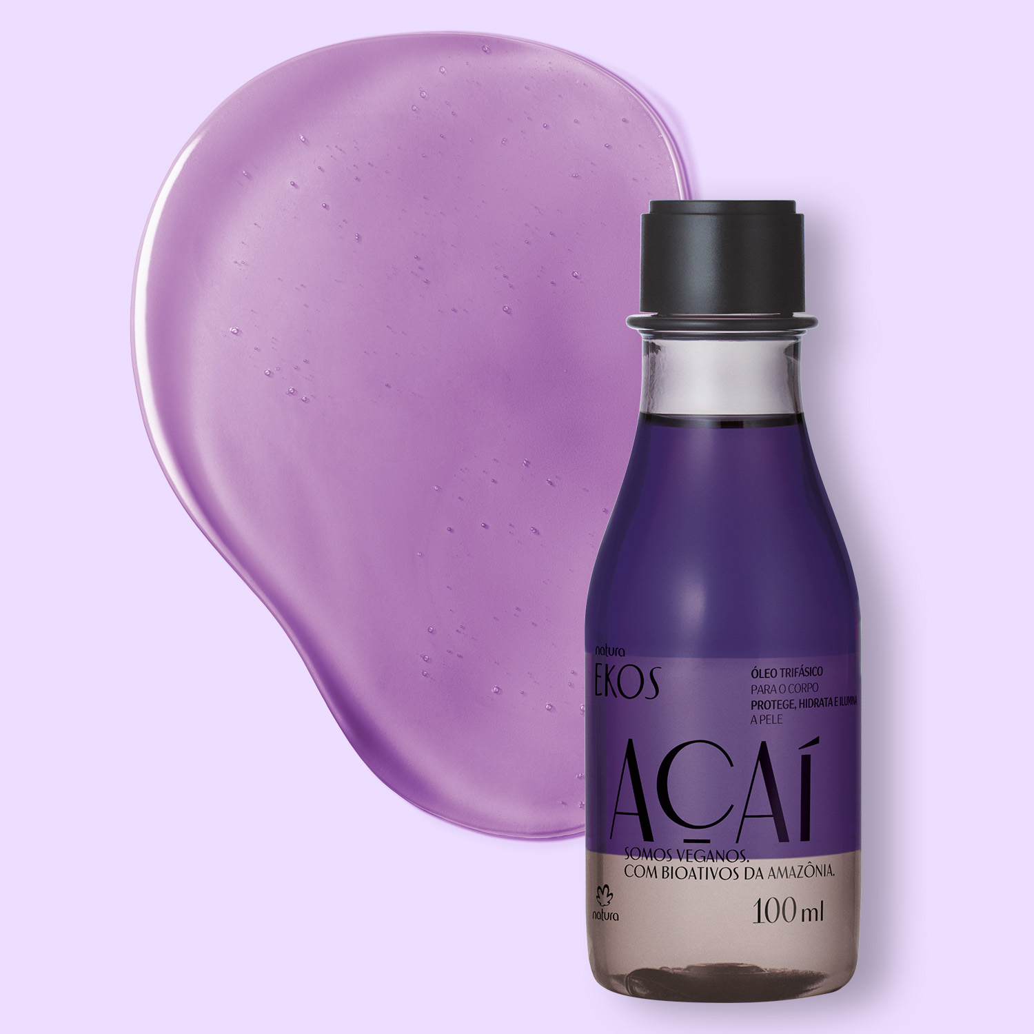 Aceite trifásico corporal Ekos Acaí