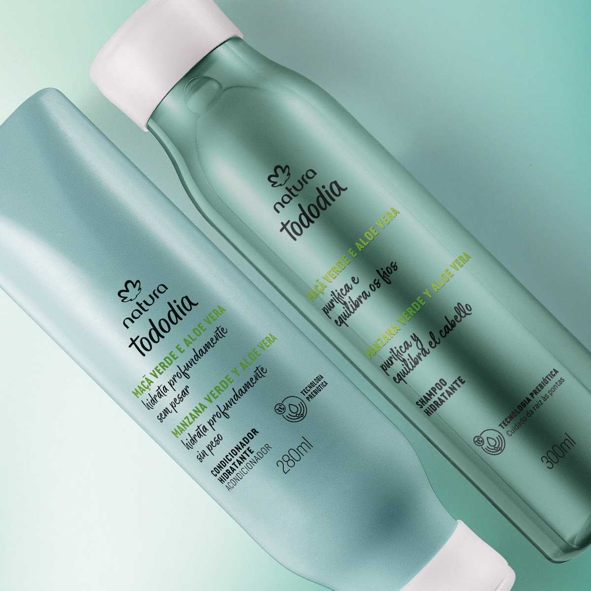 Kit hidratación básico Tododia manzana verde y aloe vera