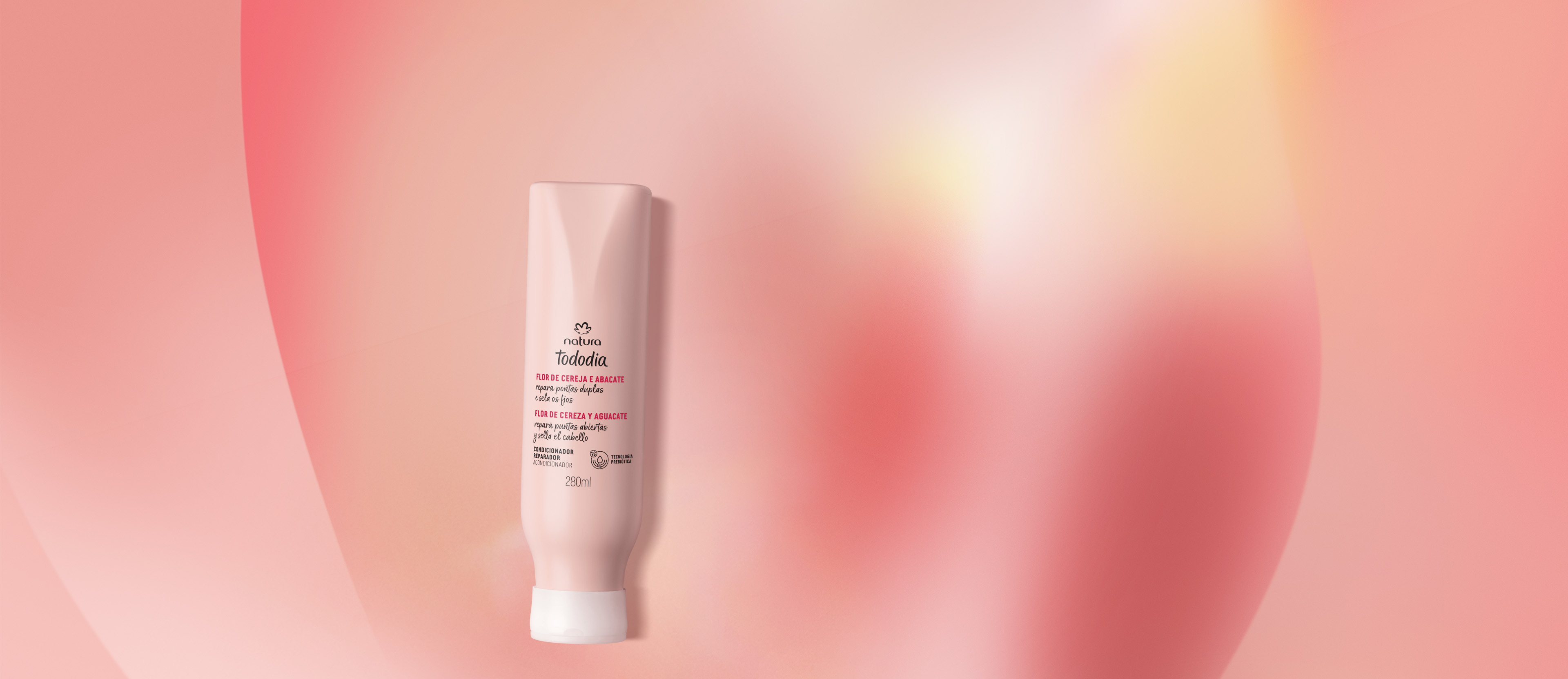 Shampoo reparador Tododia flor de cereza y aguacate