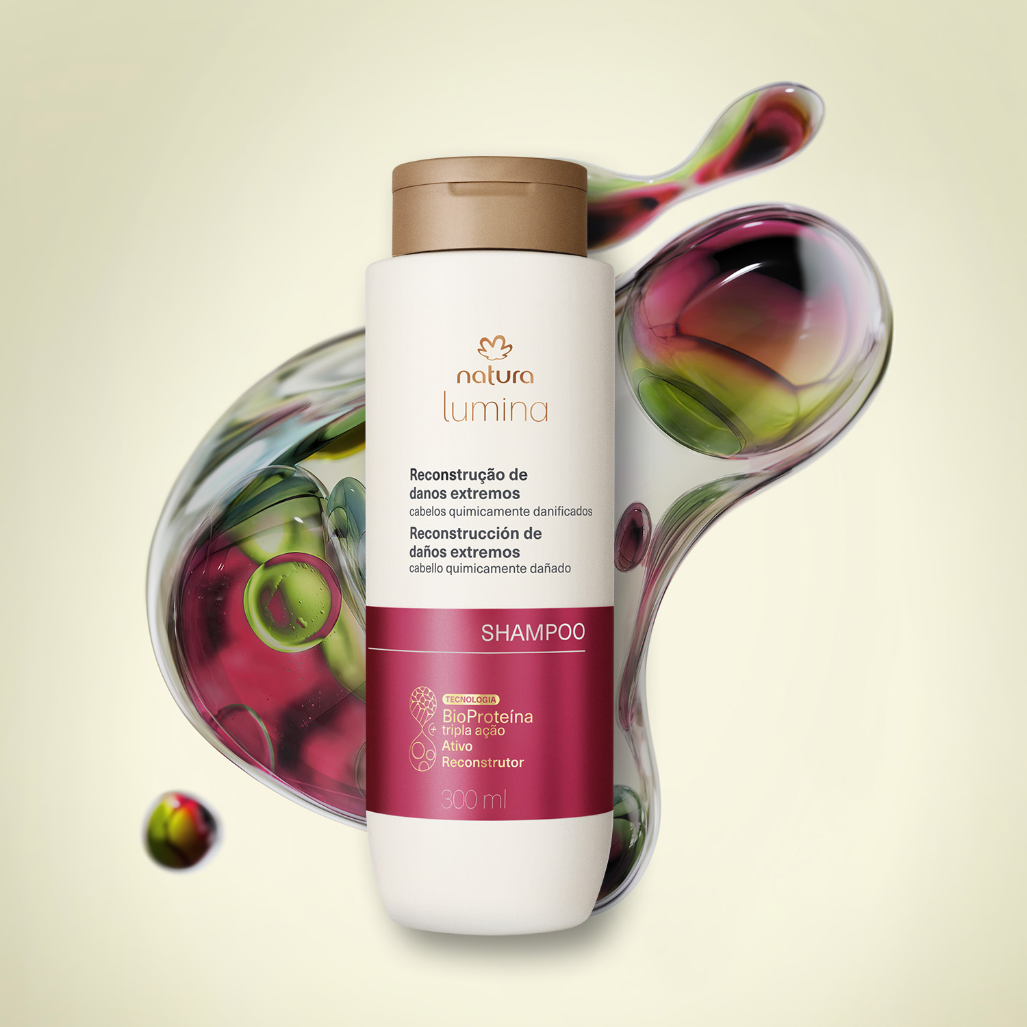 Shampoo reestructurante Lumina