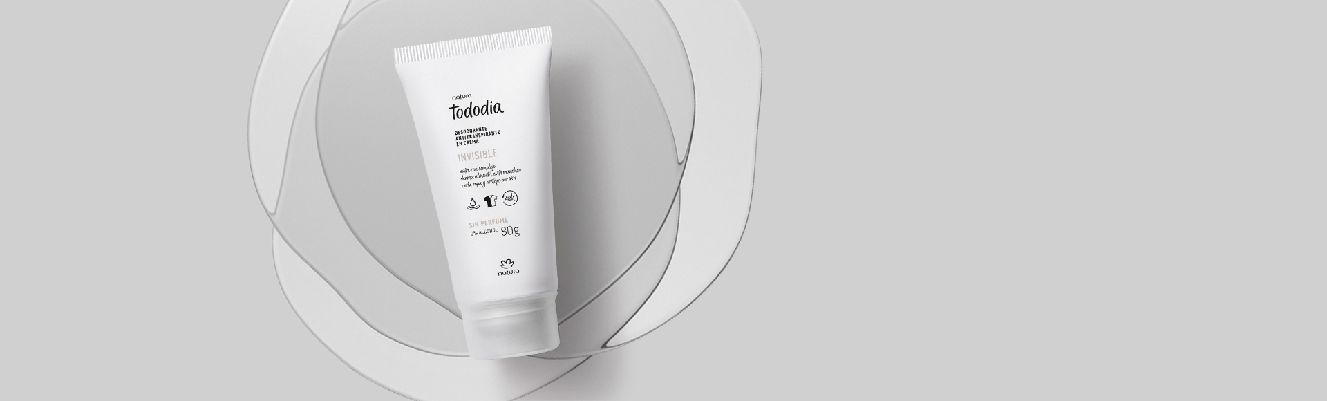 Desodorante antitranspirante en crema Tododia invisible