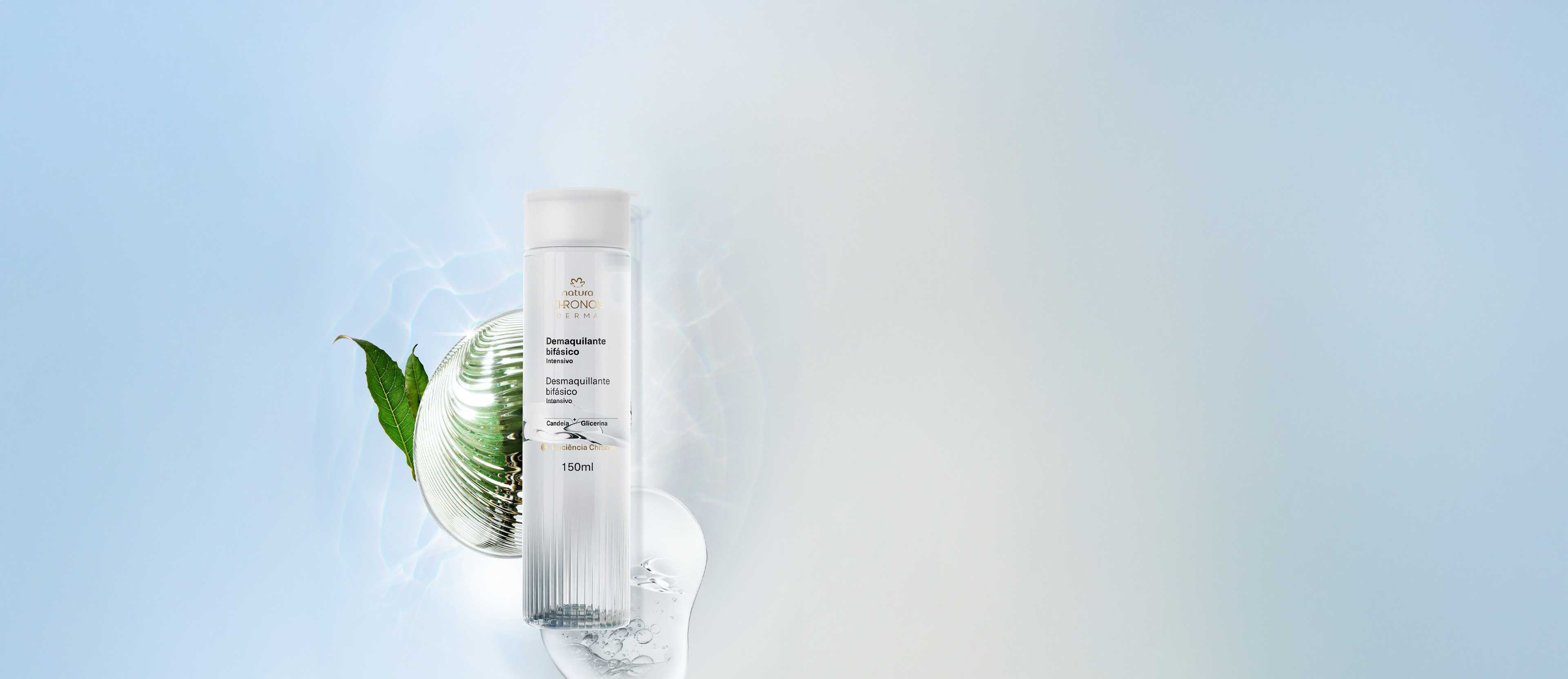 Fluido bifásico desmaquillante intensivo Chronos Derma - 150ml