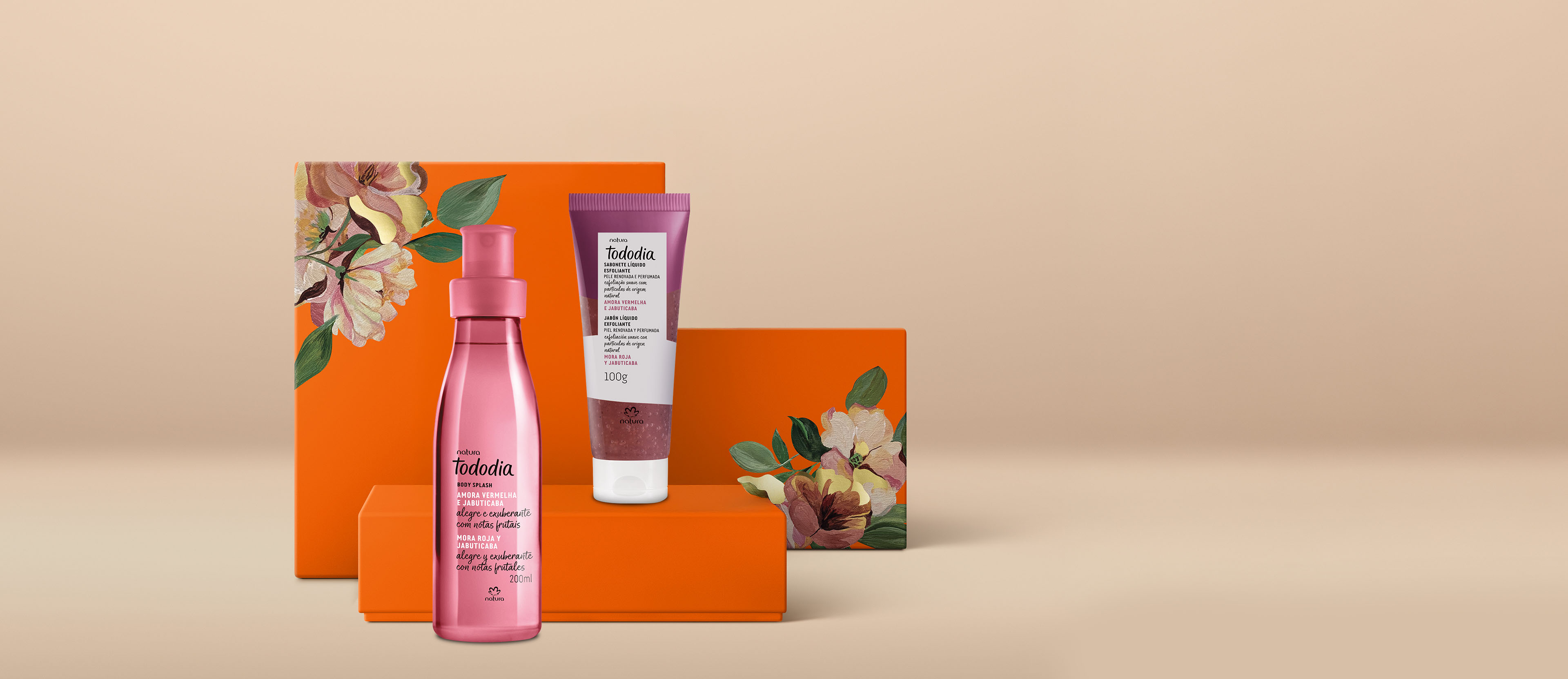 Regalo Madres Mora Roja y Jabuticaba (1 body splash + 1 jabón líquido exfoliante)