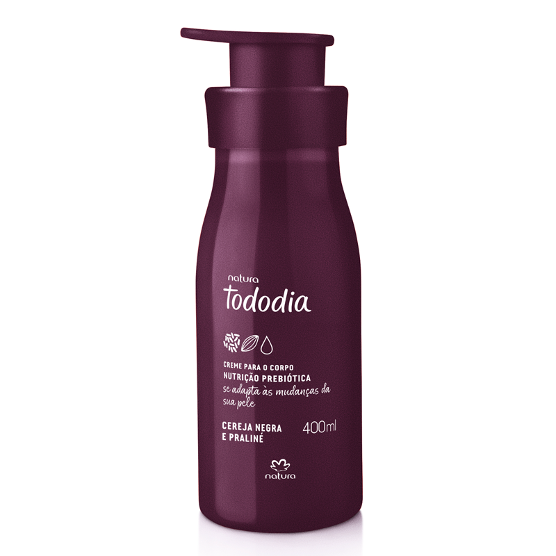 Crema nutritiva para el cuerpo Cereza negra y Praliné - 400 ml