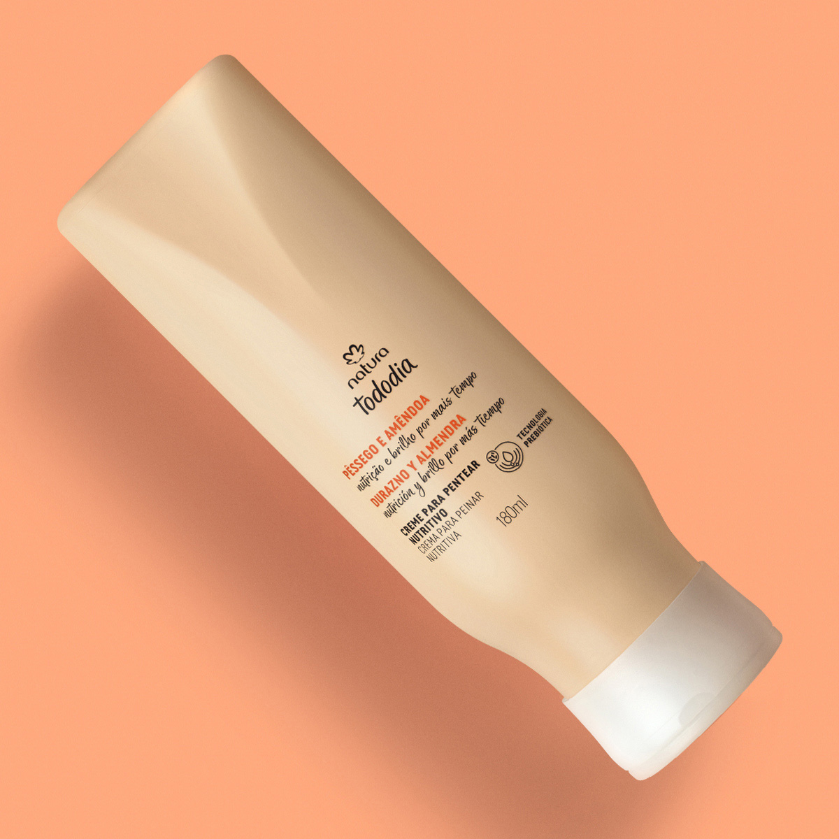 Crema para peinar nutritiva Tododia durazno y almendra