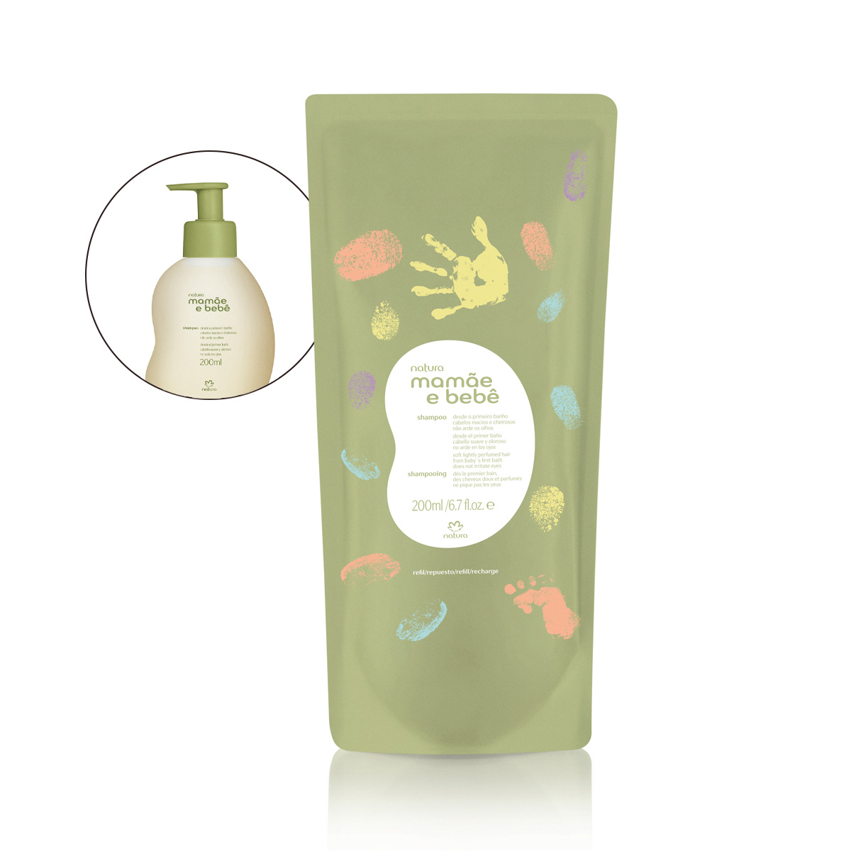 Repuesto shampoo Mamá y bebé - 200ml