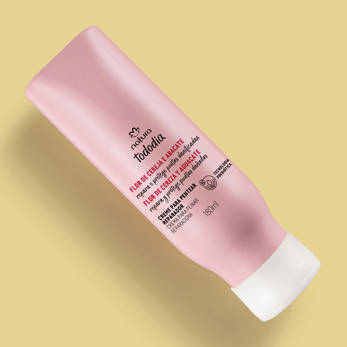 Crema para peinar reparadora Tododia flor de cereza y aguacate