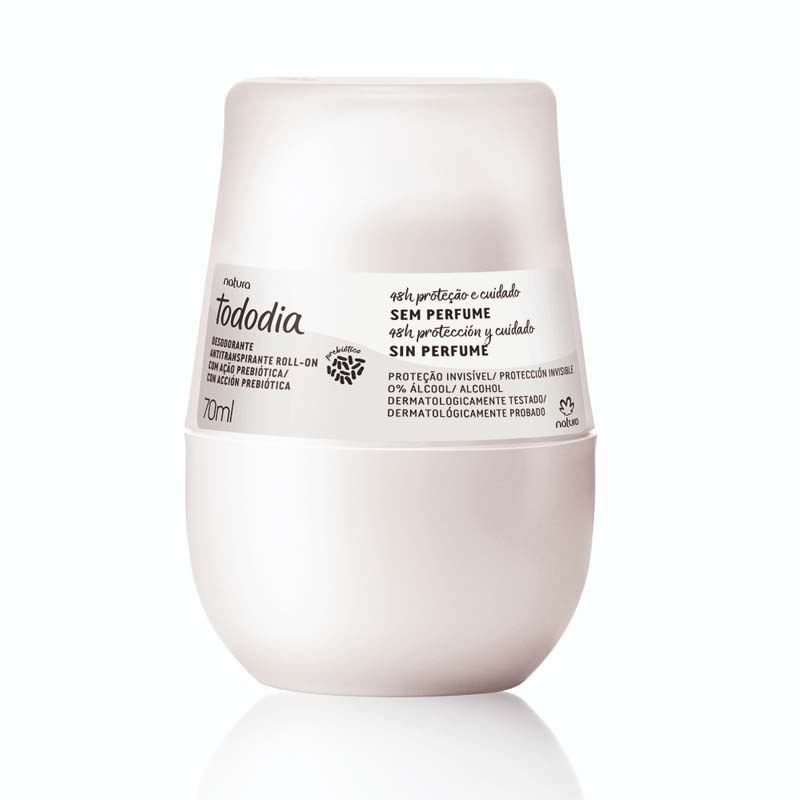 Desodorante antitranspirante roll-on Tododia sin perfume - 70ml