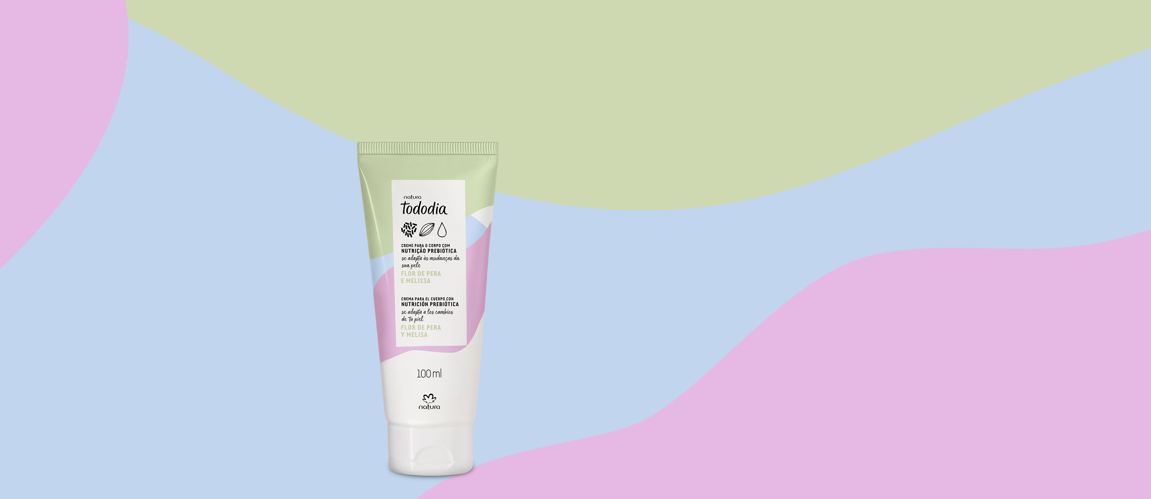 Crema nutritiva corporal Tododia Flor de pera y melisa