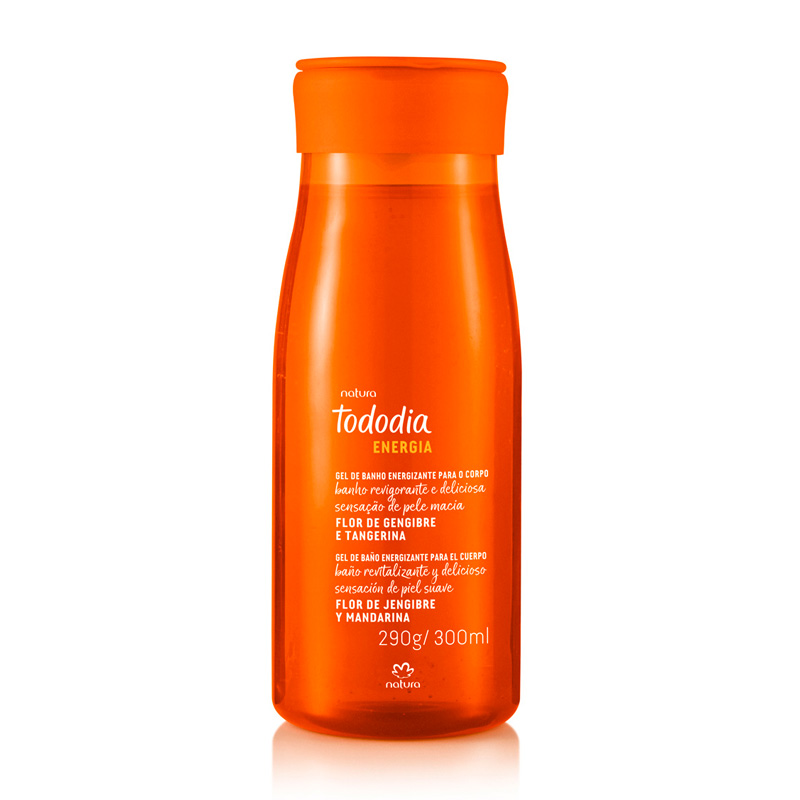 Gel de baño corporal energizante Tododia flor de jengibre y mandarina - 300ml