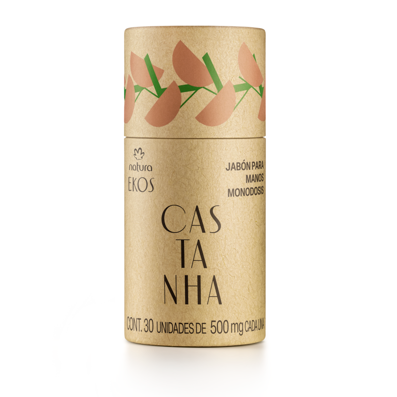 Jabón para manos monodosis Ekos Castaña - 30und de 500mg