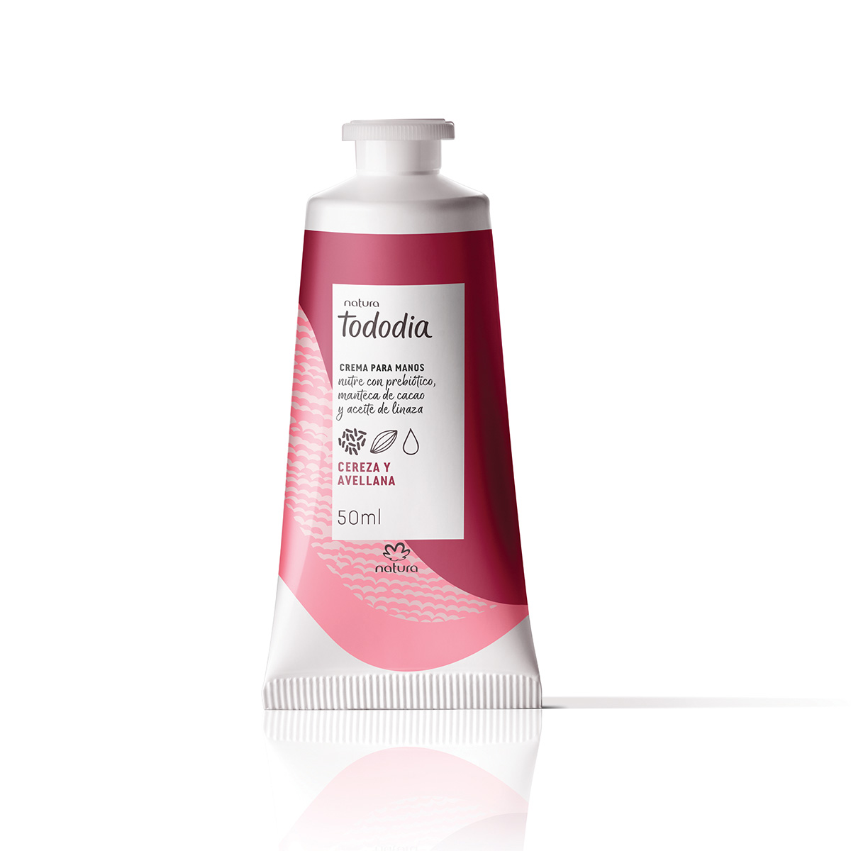 Crema nutritiva para las manos Tododia cereza y avellana